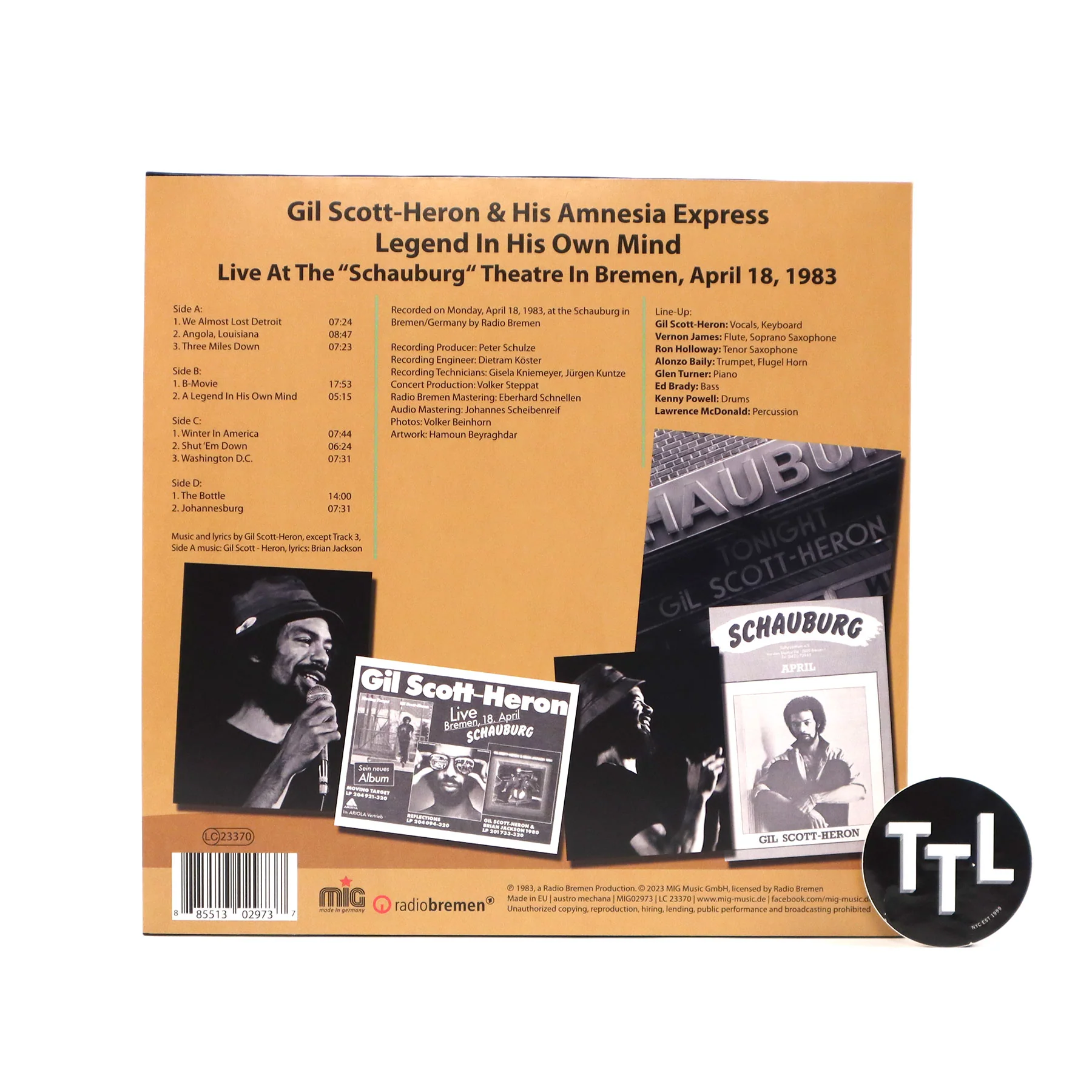 Gil Scott-Heron: Legend In His Own Mind (Colored Vinyl) Vinyl 2LP - Image 3