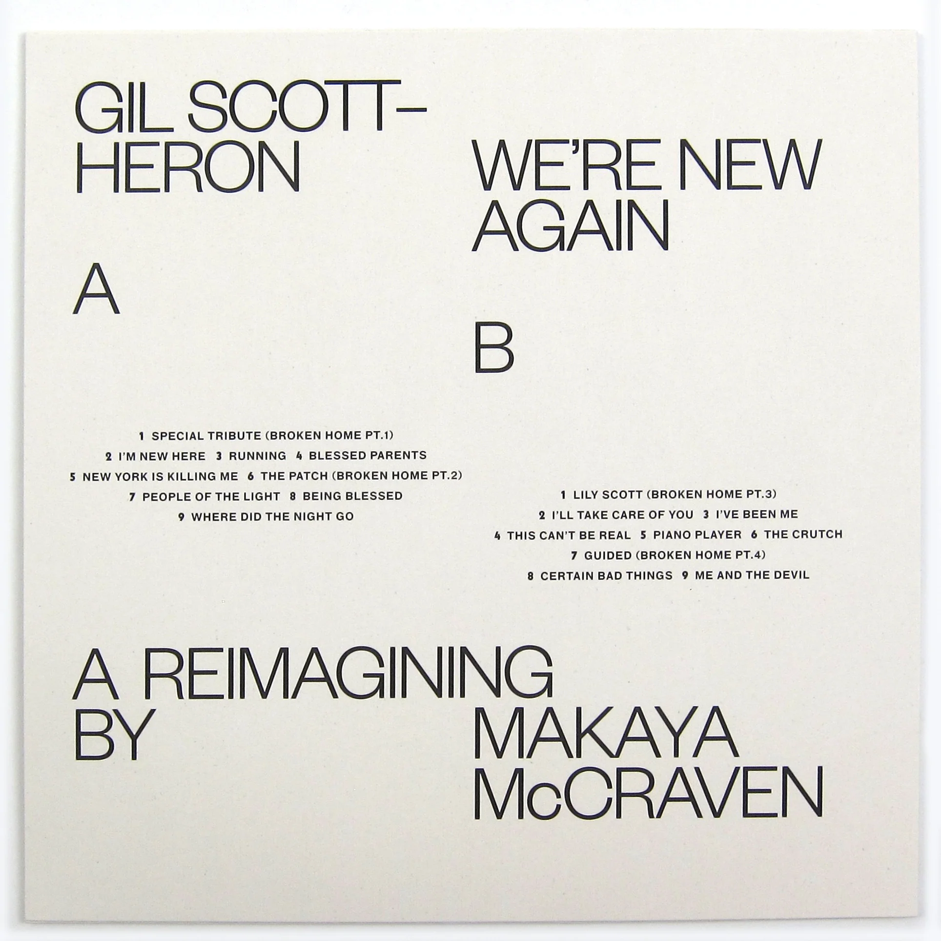 Gil Scott-Heron & Makaya McCraven: We're New Again - A Reimagining By Makaya McCraven Vinyl LP - Image 3