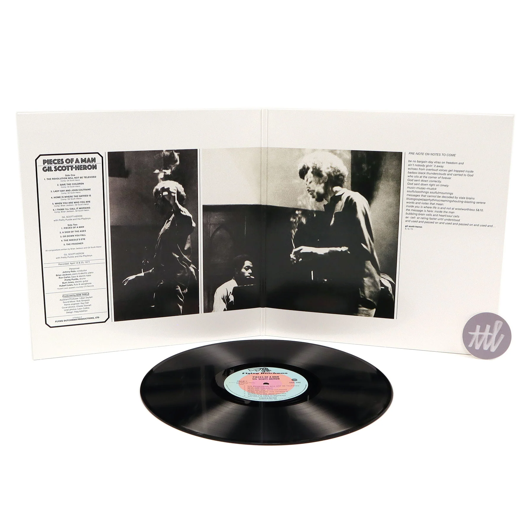 Gil Scott-Heron: Pieces Of A Man (180g, UK Import) Vinyl LP - Image 2