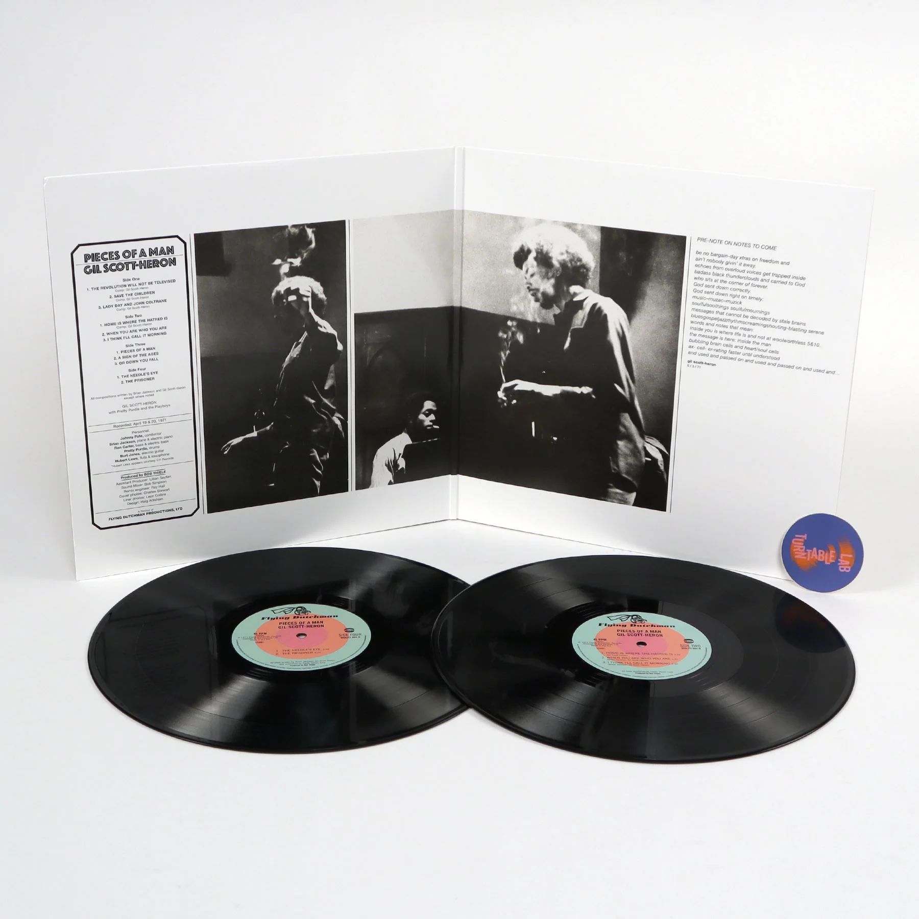Gil Scott-Heron: Pieces Of A Man (AAA 45rpm Edition, 180g) Vinyl 2LP - Image 2