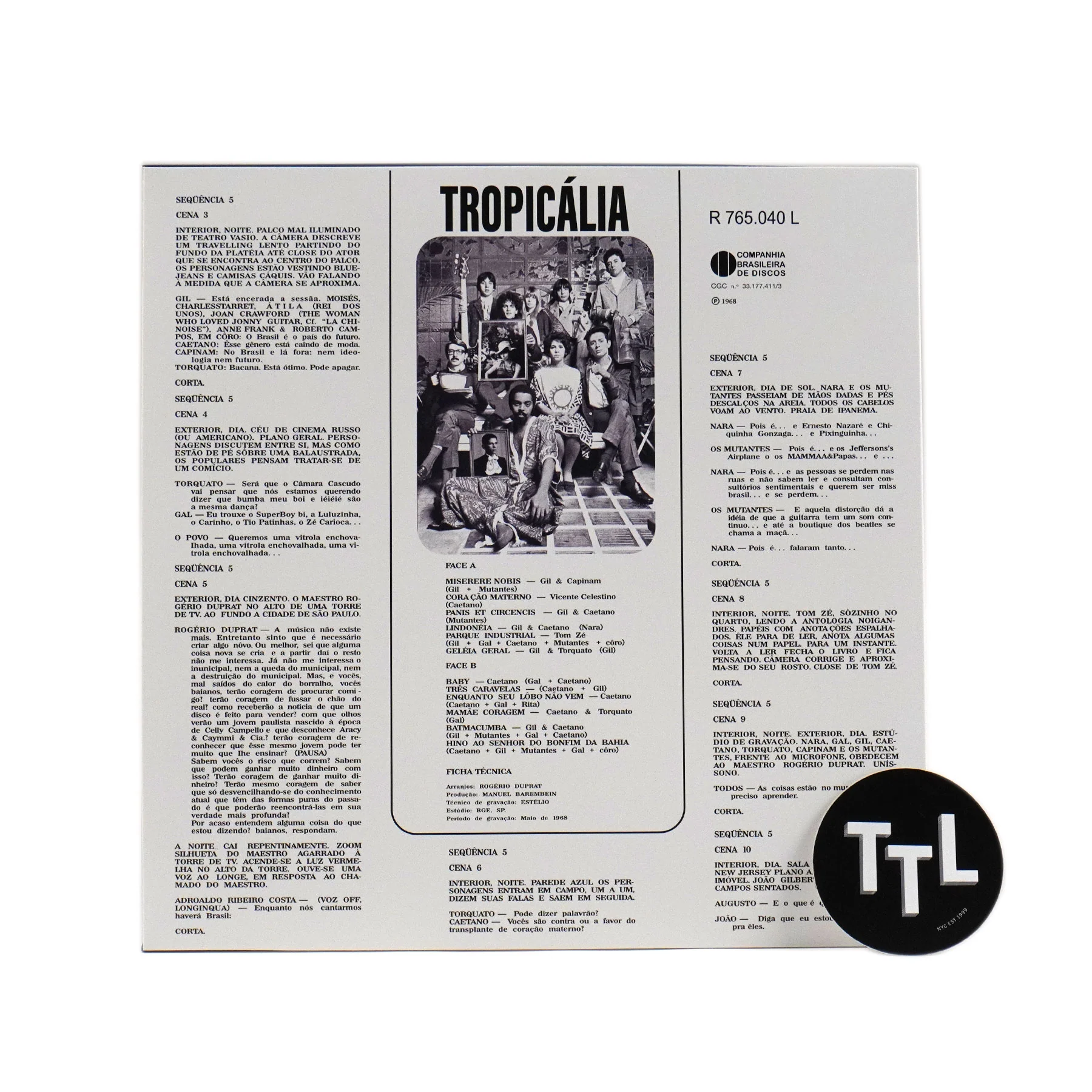 Gilberto Gil, Gal Costa, Caetano Veloso: Tropicalia Ou Panis Et Circensis Vinyl LP - Image 2