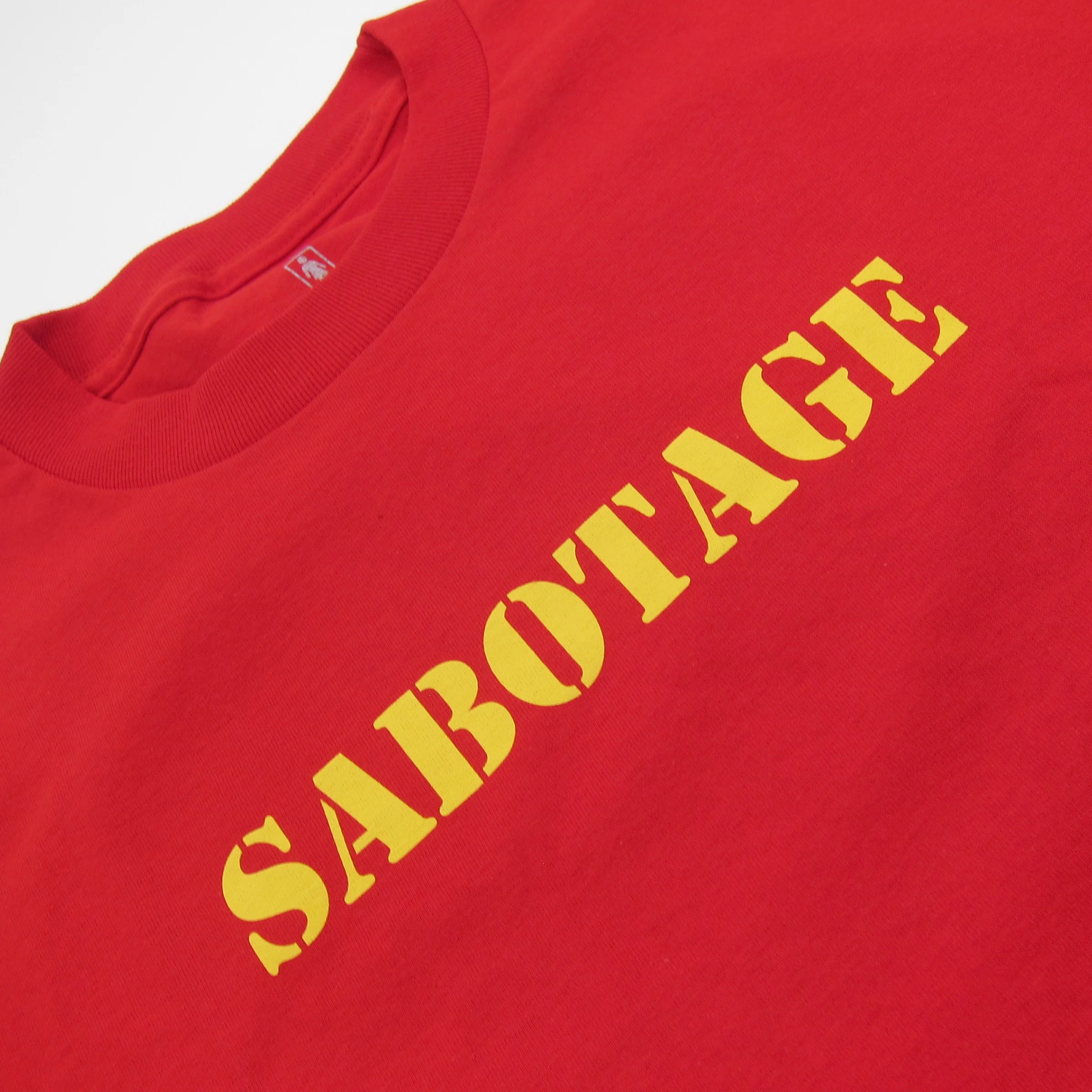 Beastie Boys: Sabotage Shirt By Girl Skateboards / Spike Jonze - Red - Image 2