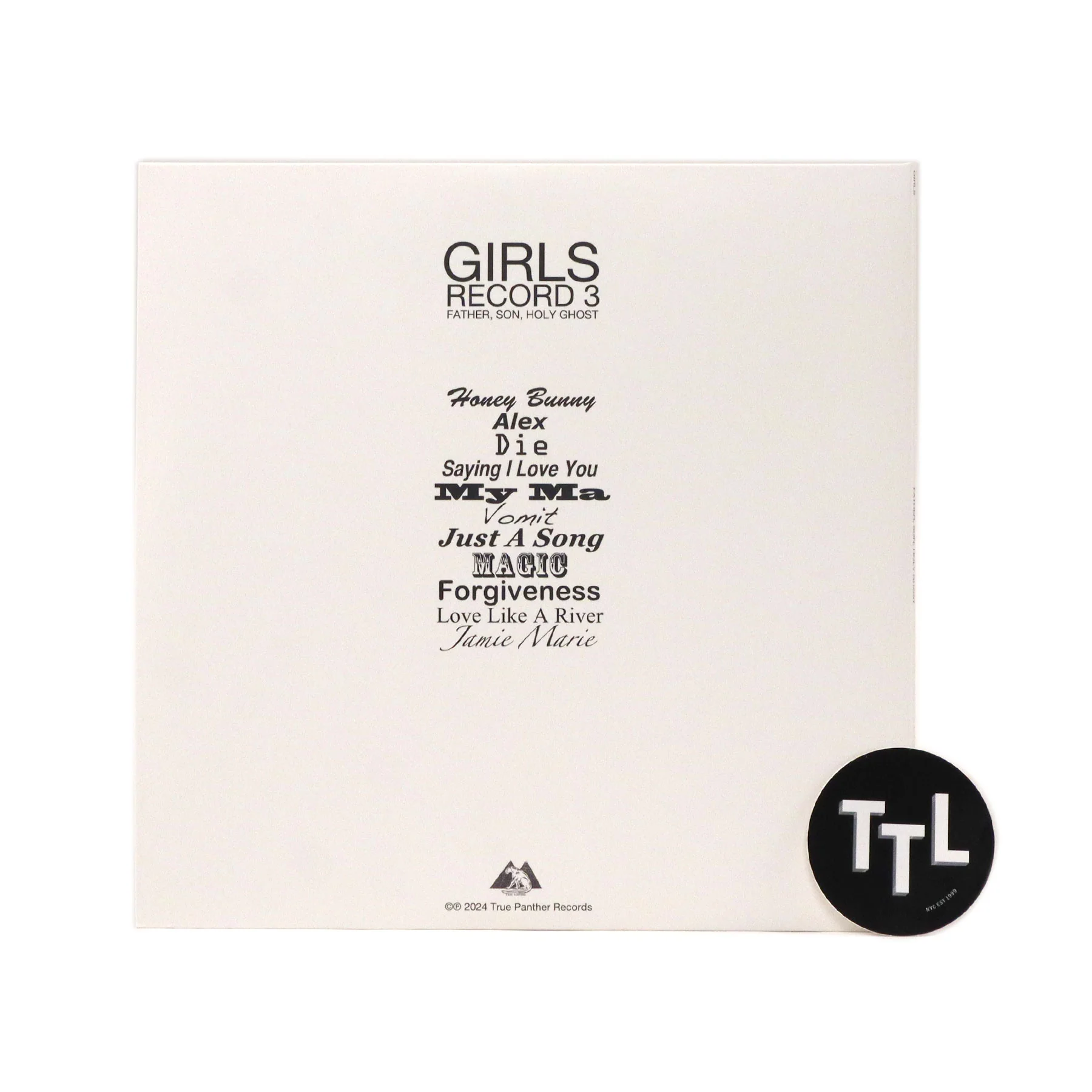 Girls: Father, Son, Holy Ghost Vinyl 2LP - Image 3