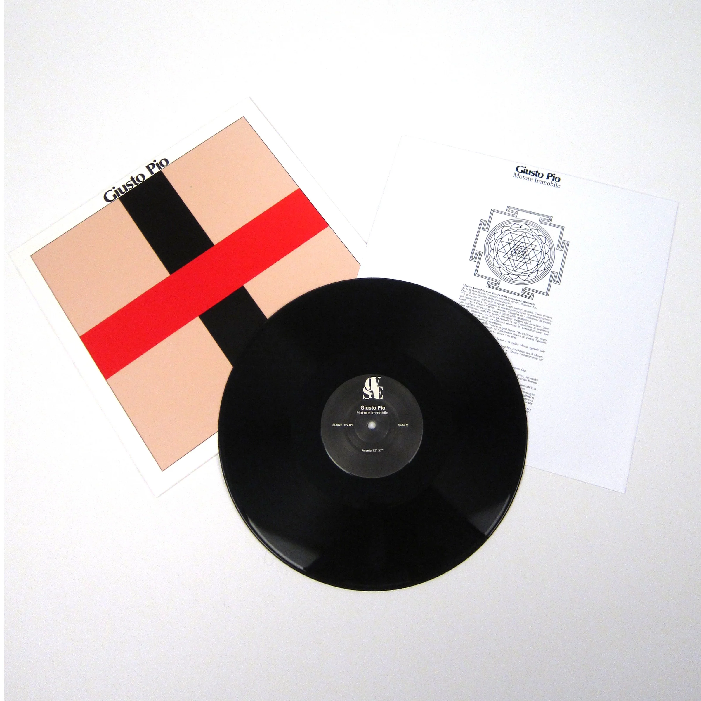 Giusto Pio: Motore Immobile Vinyl LP - Image 2