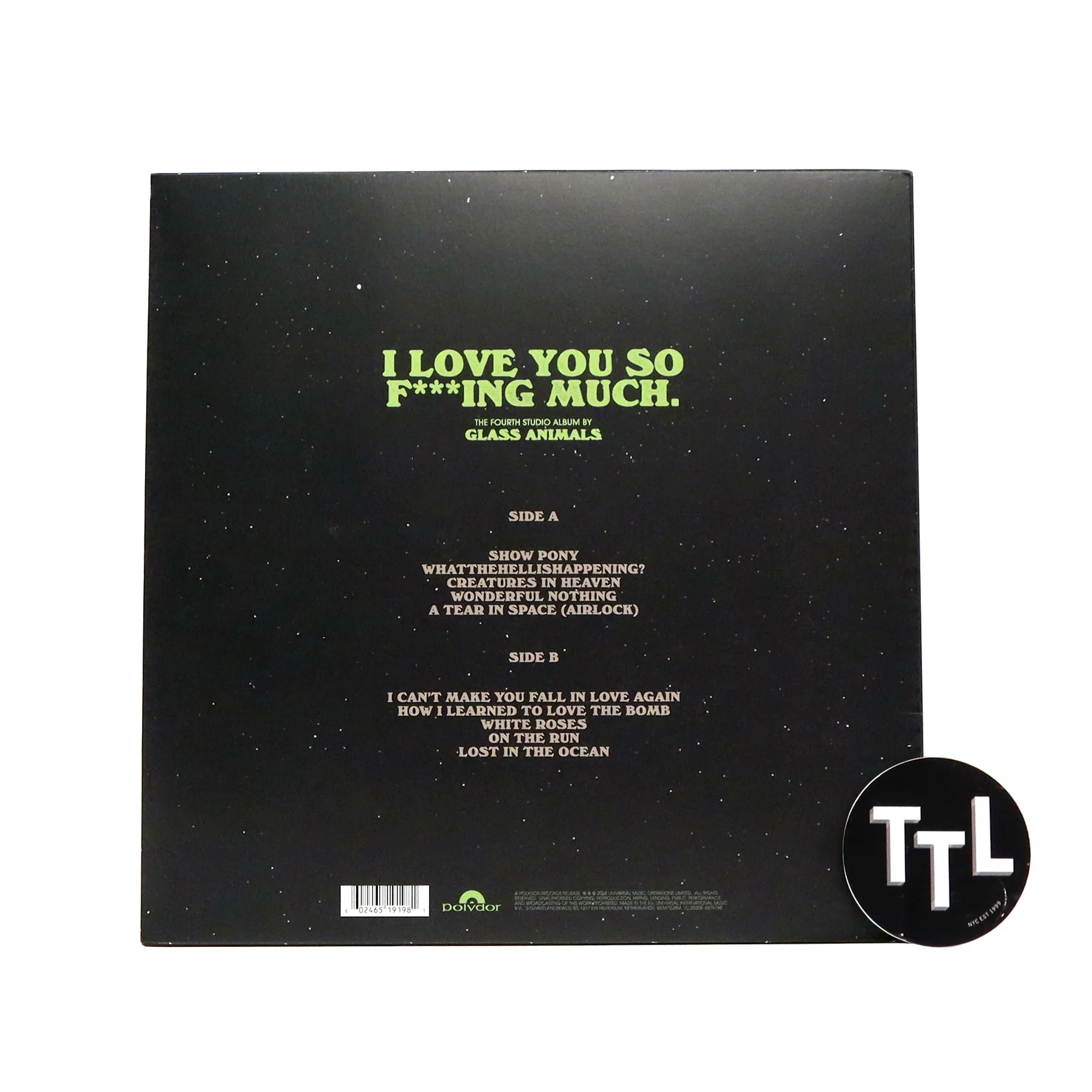 Glass Animals: I Love You So F***ing Much (Indie Exclusive Colored Vinyl) Vinyl LP - Image 3