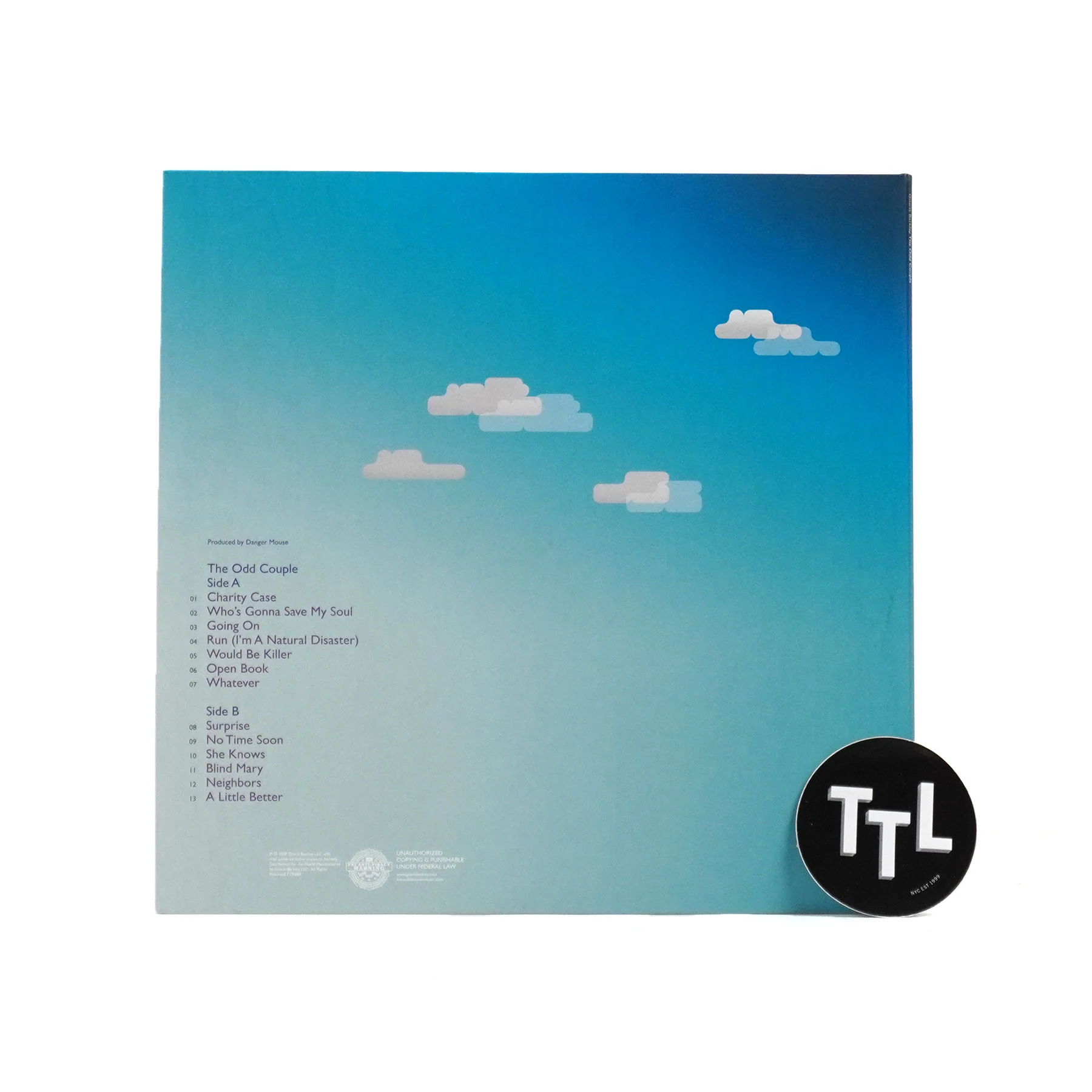 Gnarls Barkley: The Odd Couple Vinyl LP - Image 3
