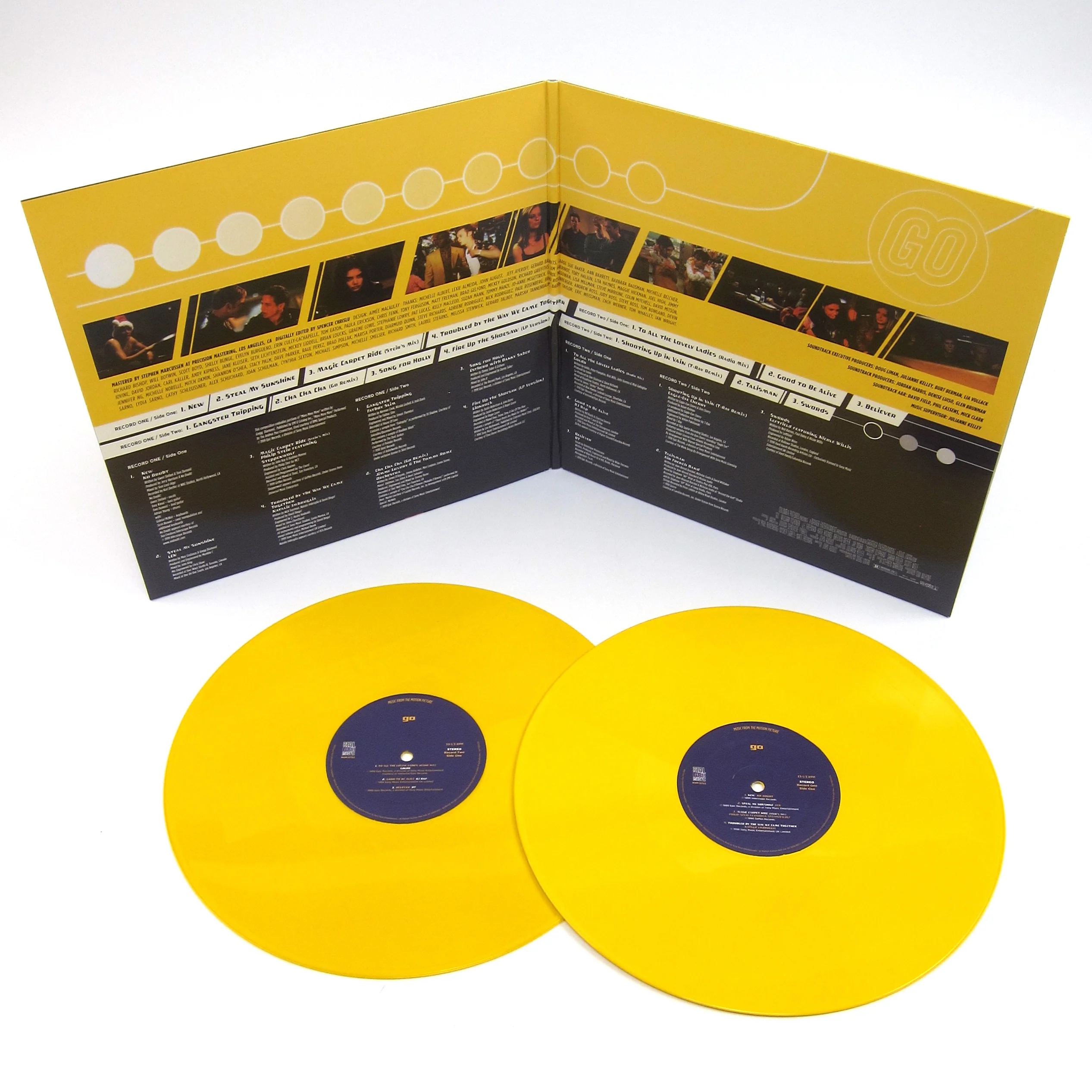 Go: Go - Music From The Motion Picture (Gopaque Yellow Colored Vinyl) Vinyl 2LP - Image 2