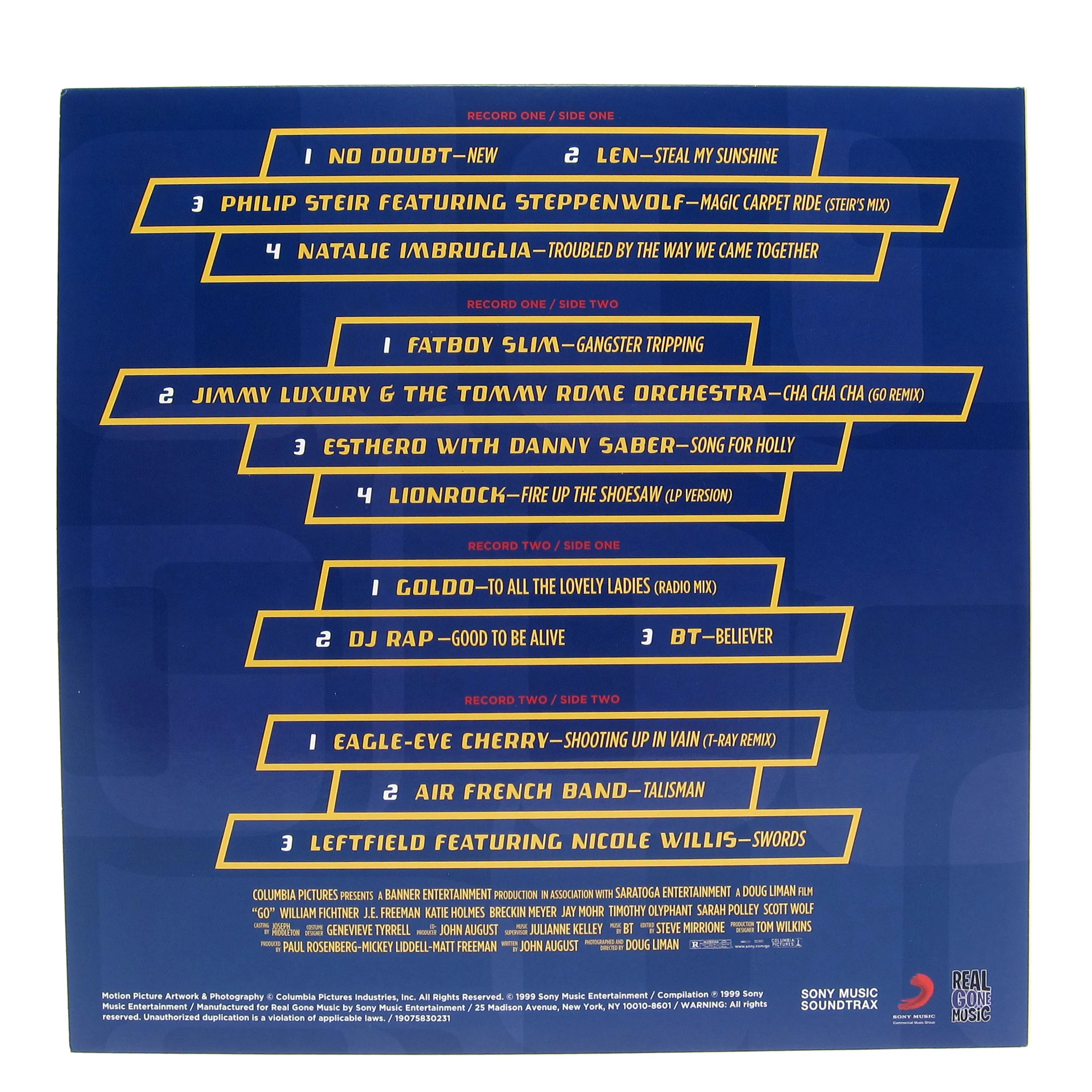 Go: Go - Music From The Motion Picture (Gopaque Yellow Colored Vinyl) Vinyl 2LP - Image 3