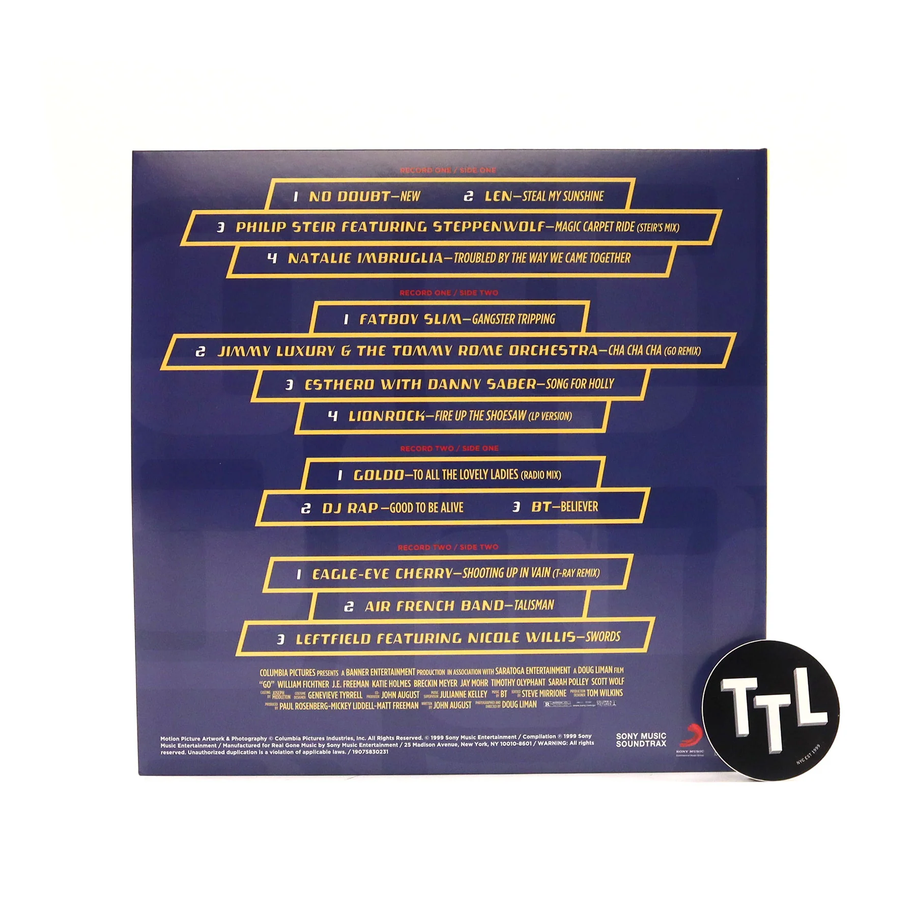 Go: Music From The Motion Picture (Blue Smoke Colored Vinyl) Vinyl 2LP - LIMIT 1 PER CUSTOMER - Image 3