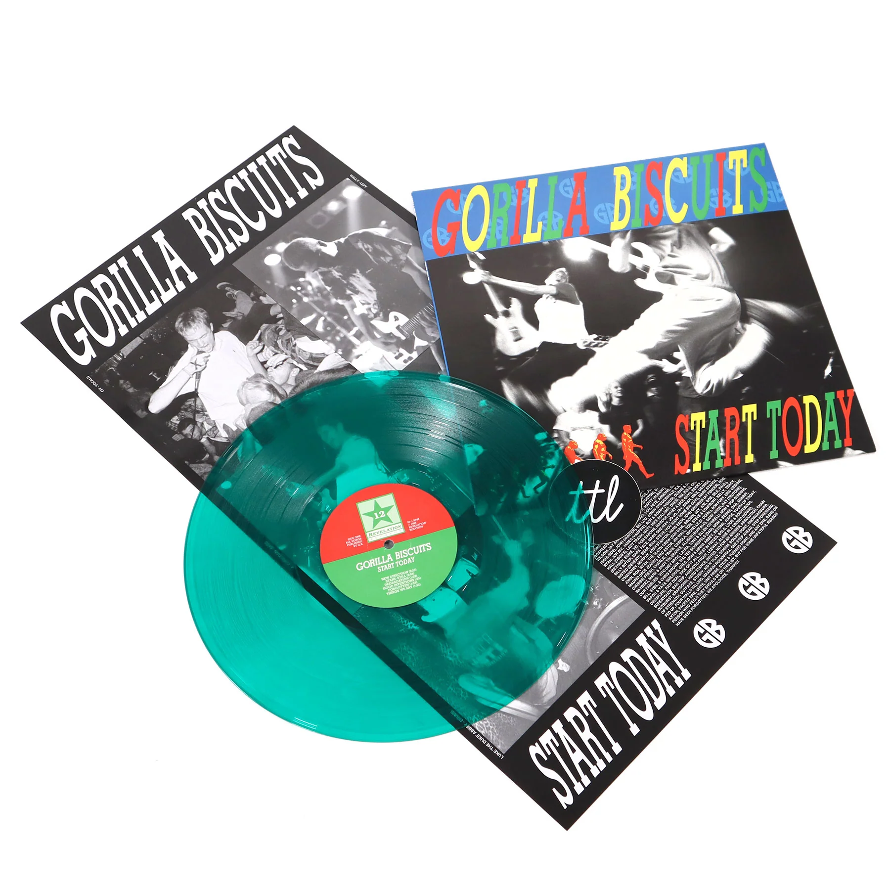 Gorilla Biscuits: Start Today (Green Colored Vinyl) Vinyl LP - Image 2