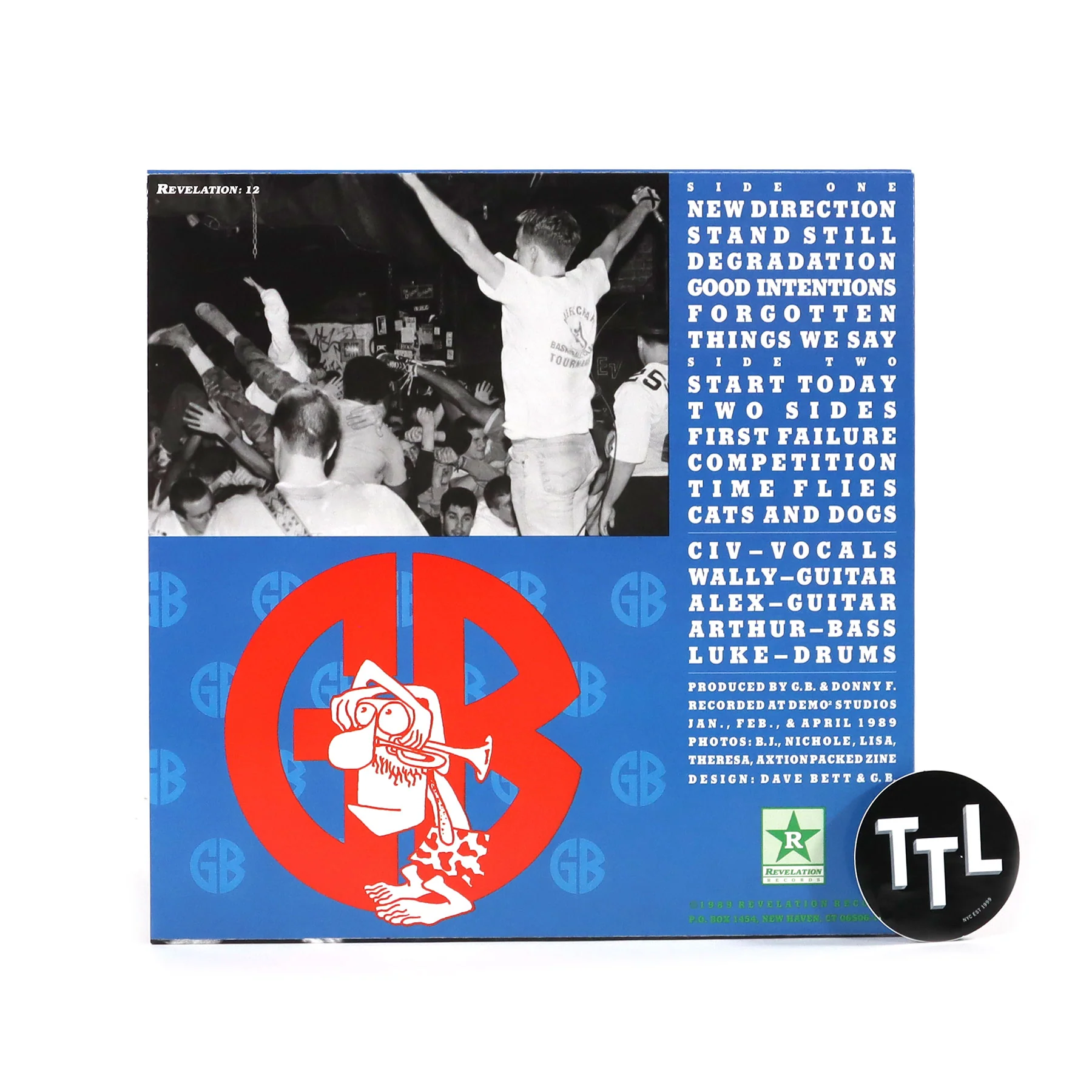 Gorilla Biscuits: Start Today (Green Colored Vinyl) Vinyl LP - Image 3