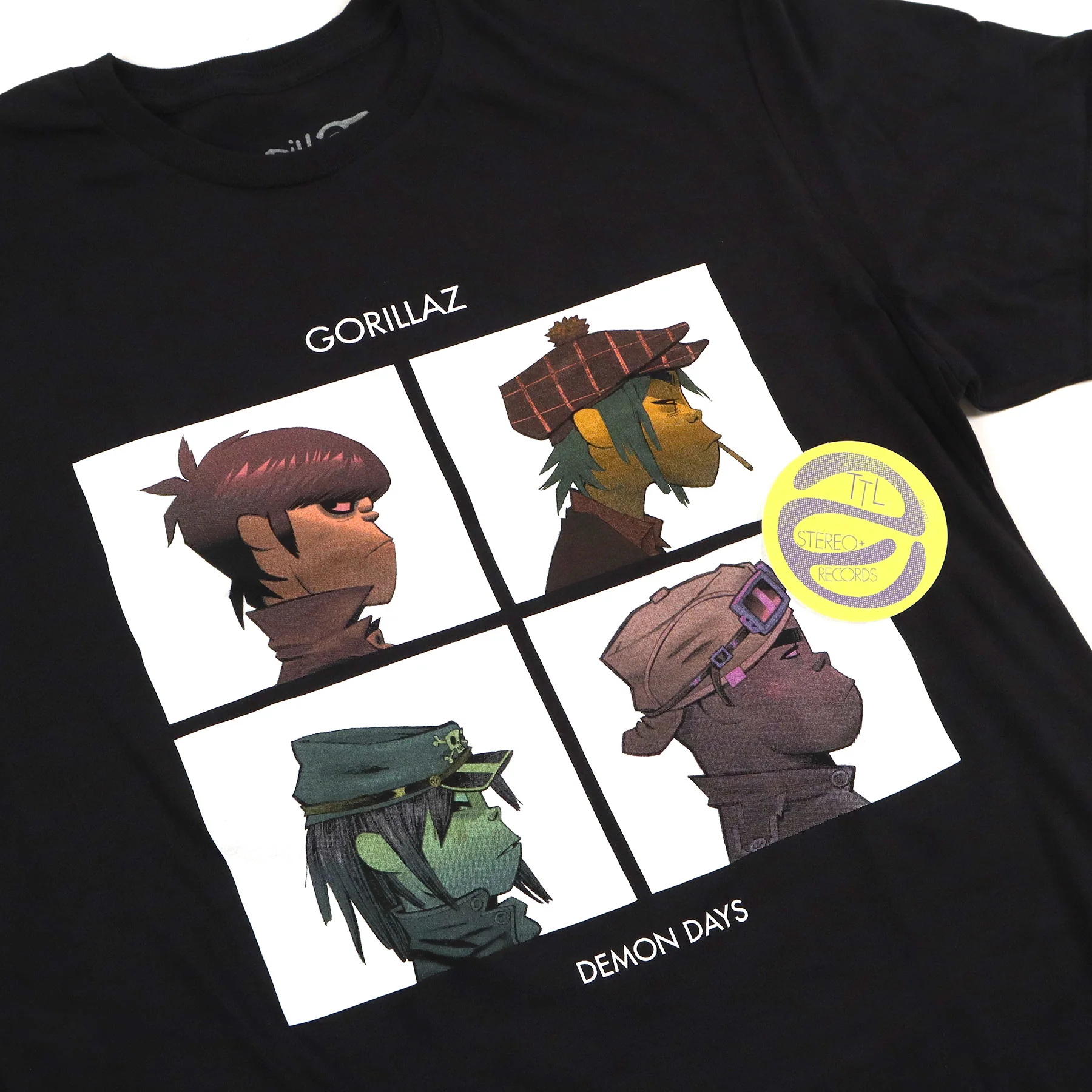 Gorillaz: Demon Days Shirt - Black - Image 2