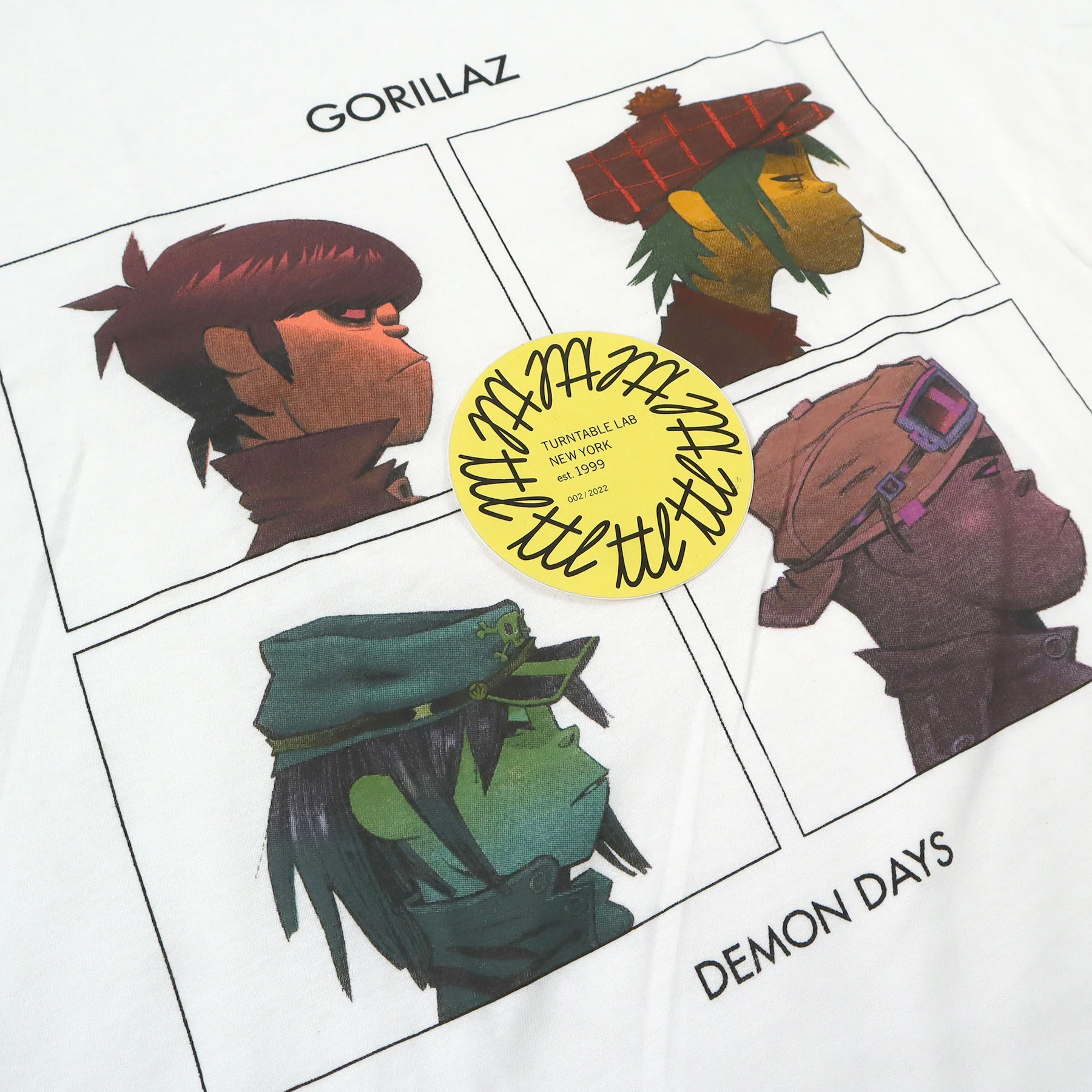 Gorillaz: Demon Days Shirt - White - Image 2