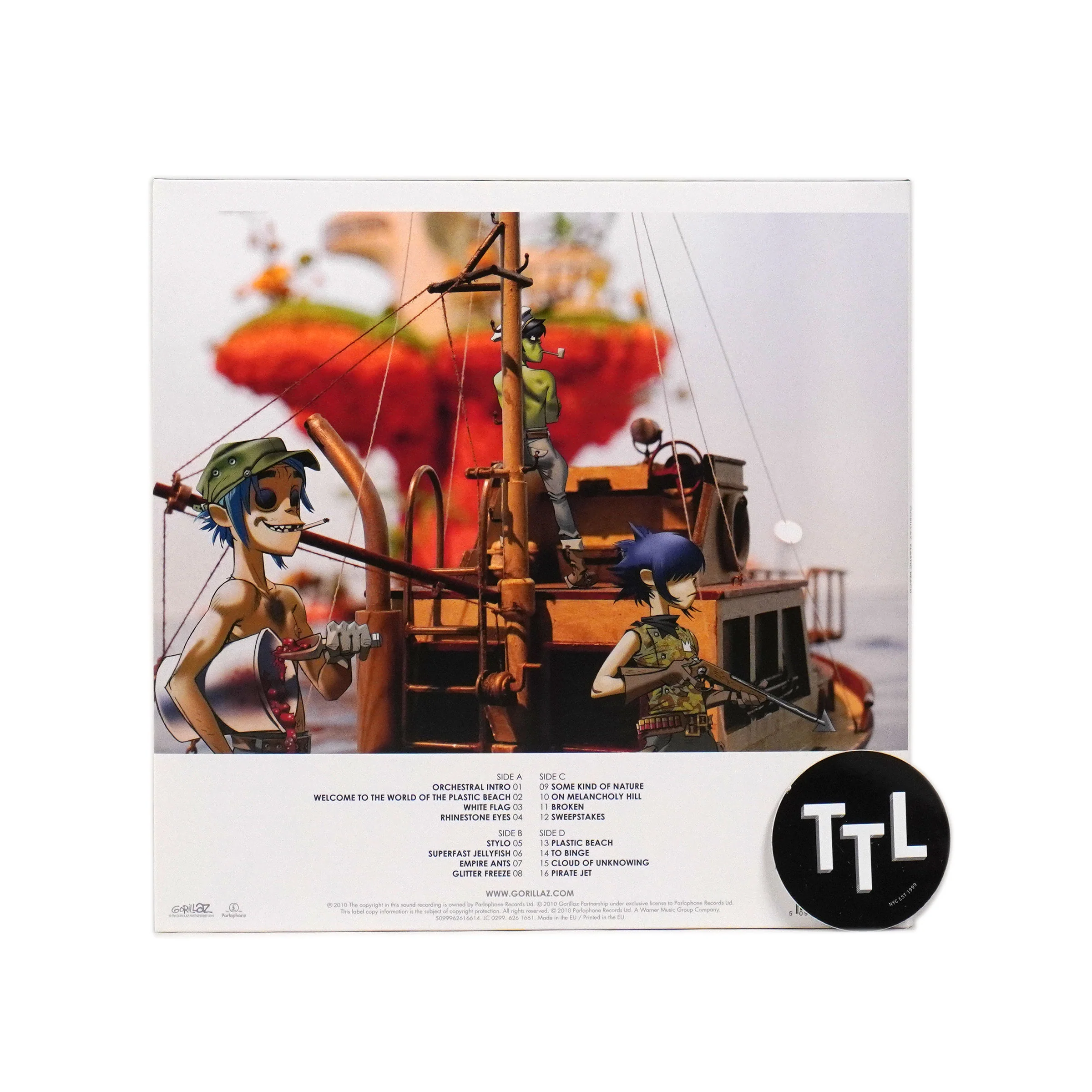 Gorillaz: Plastic Beach (180g, Import) Vinyl 2LP - Image 3