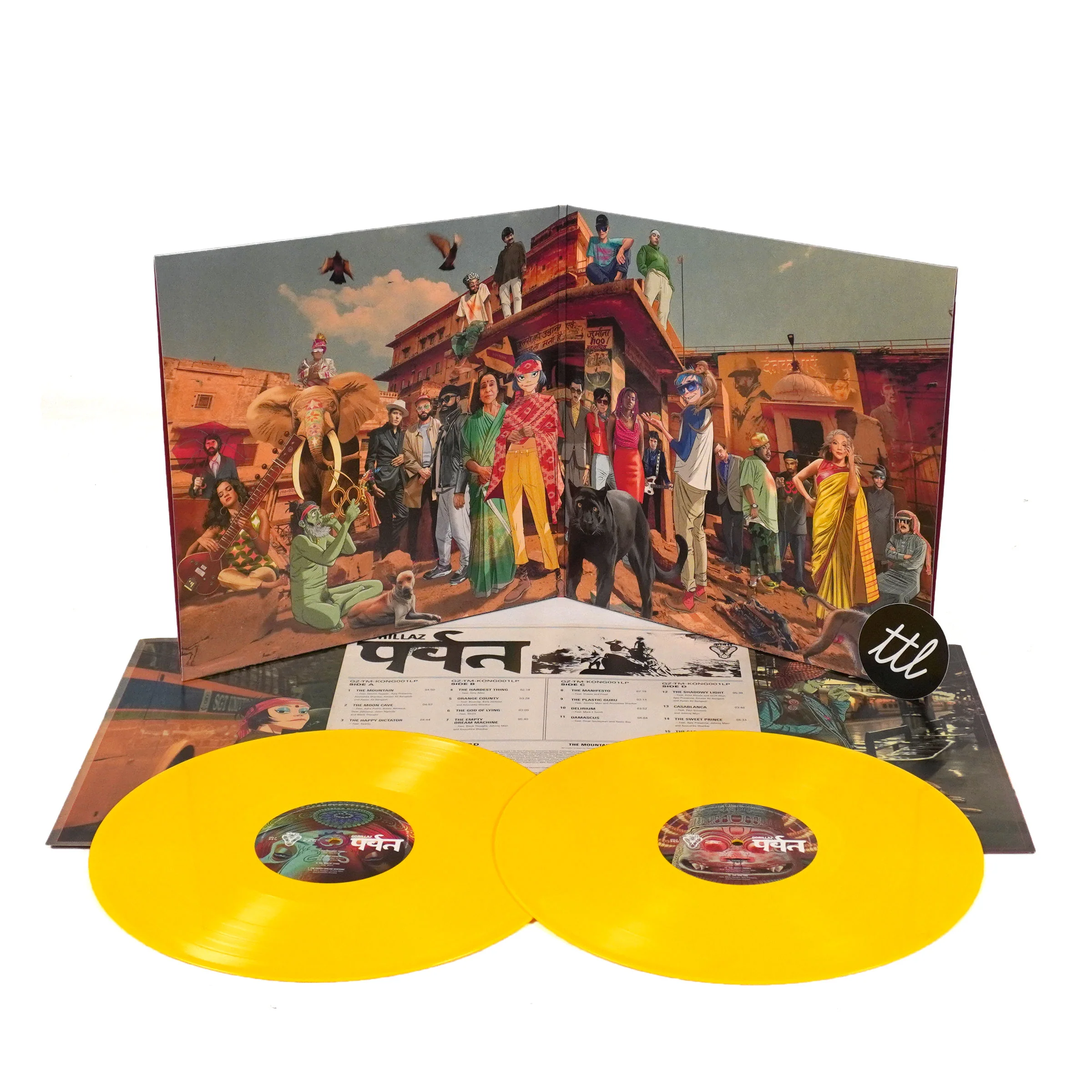 Gorillaz: The Mountain (Indie Exclusive Colored Vinyl) Vinyl 2LP - Image 2