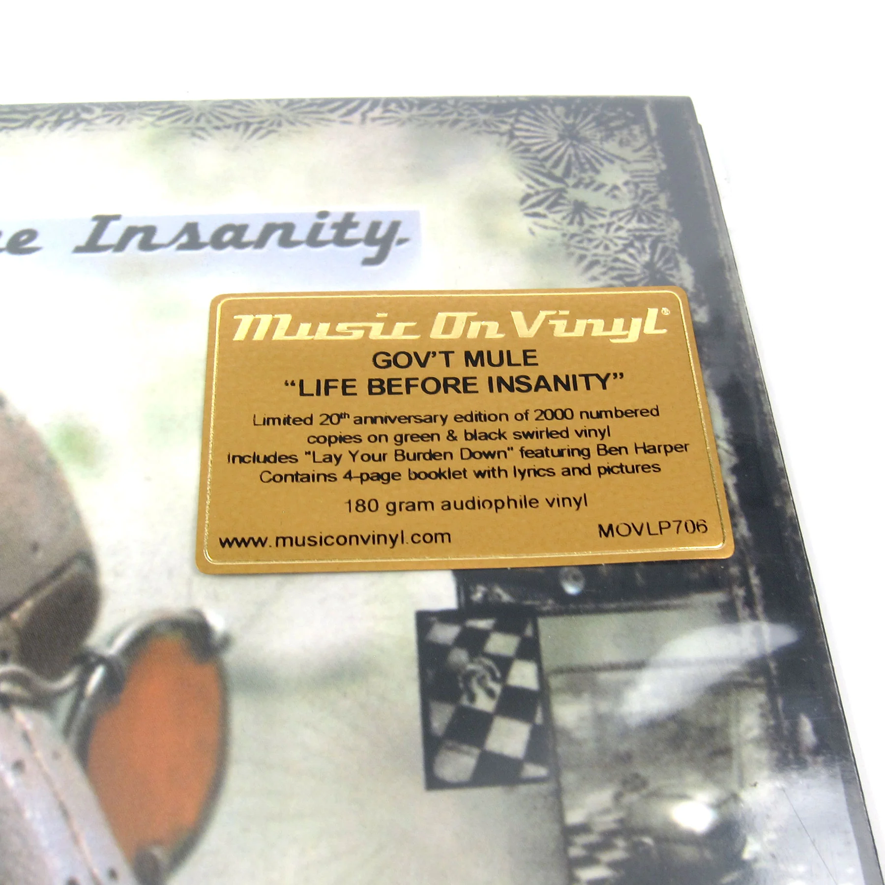 Gov't Mule: Life Before Insanity (Music On Vinyl 180g Colored Vinyl) Vinyl 2LP - Image 4