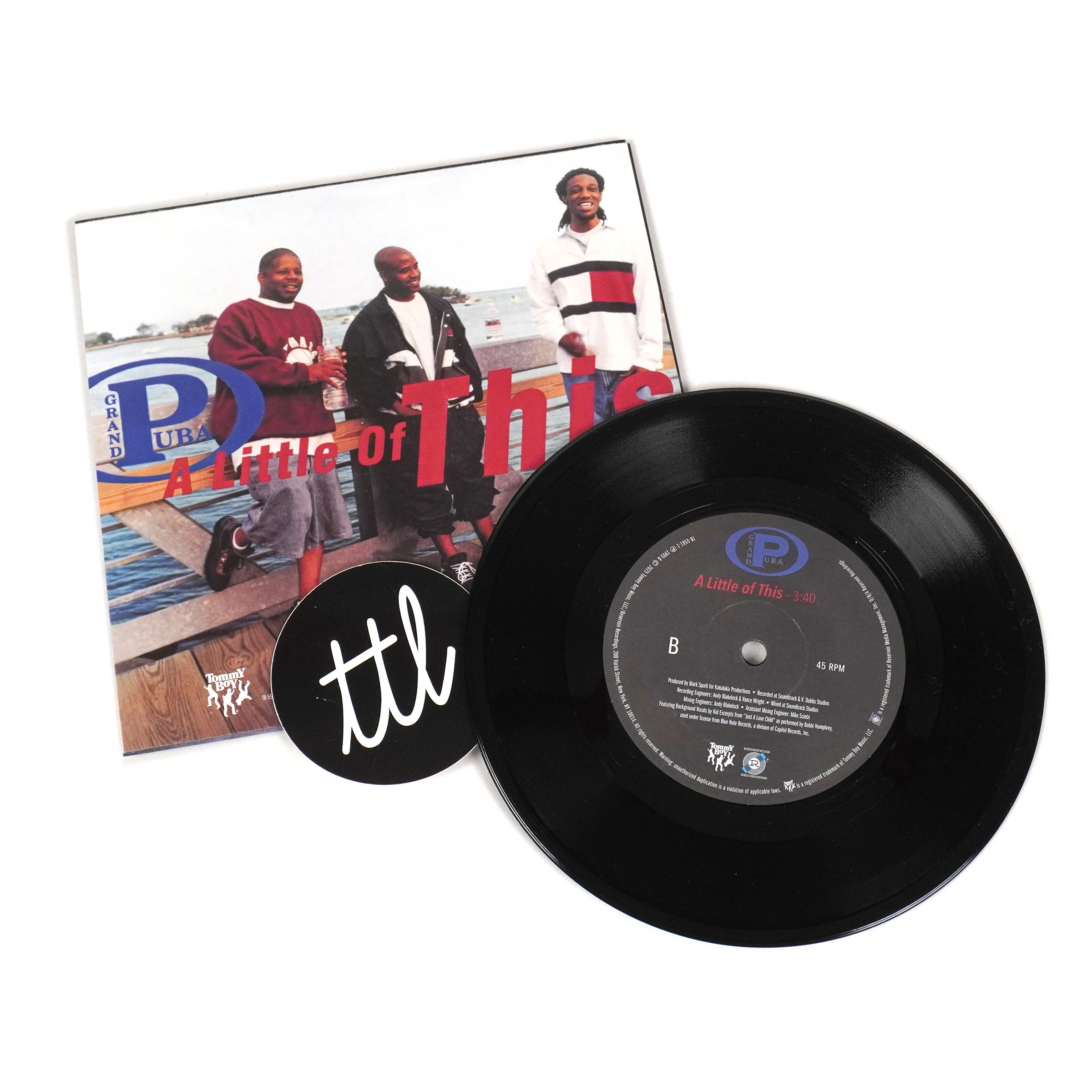 Grand Puba: I Like It / A Little Of This Vinyl 7" - Image 2