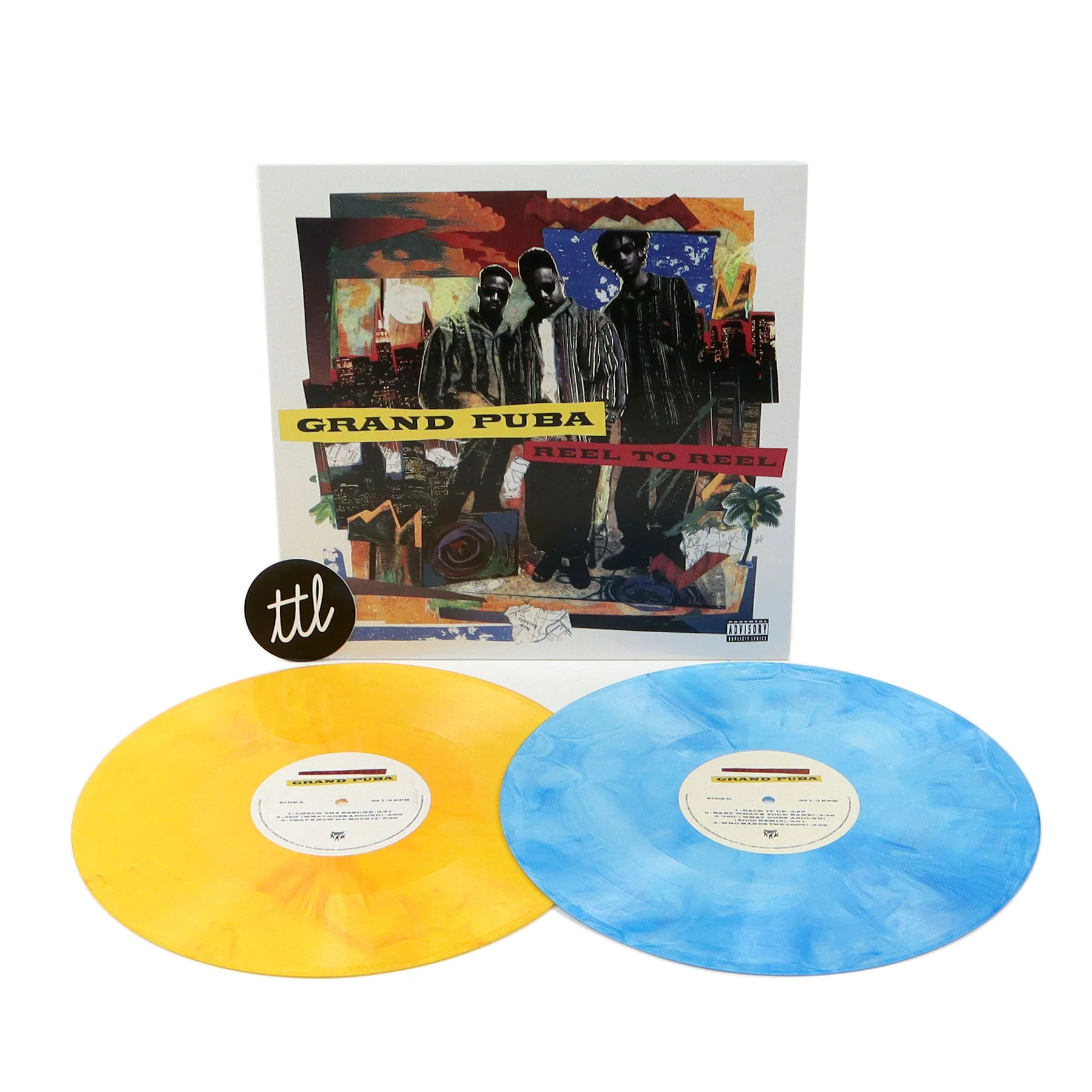 Grand Puba: Reel To Reel (Colored Vinyl) Vinyl 2LP - Image 2
