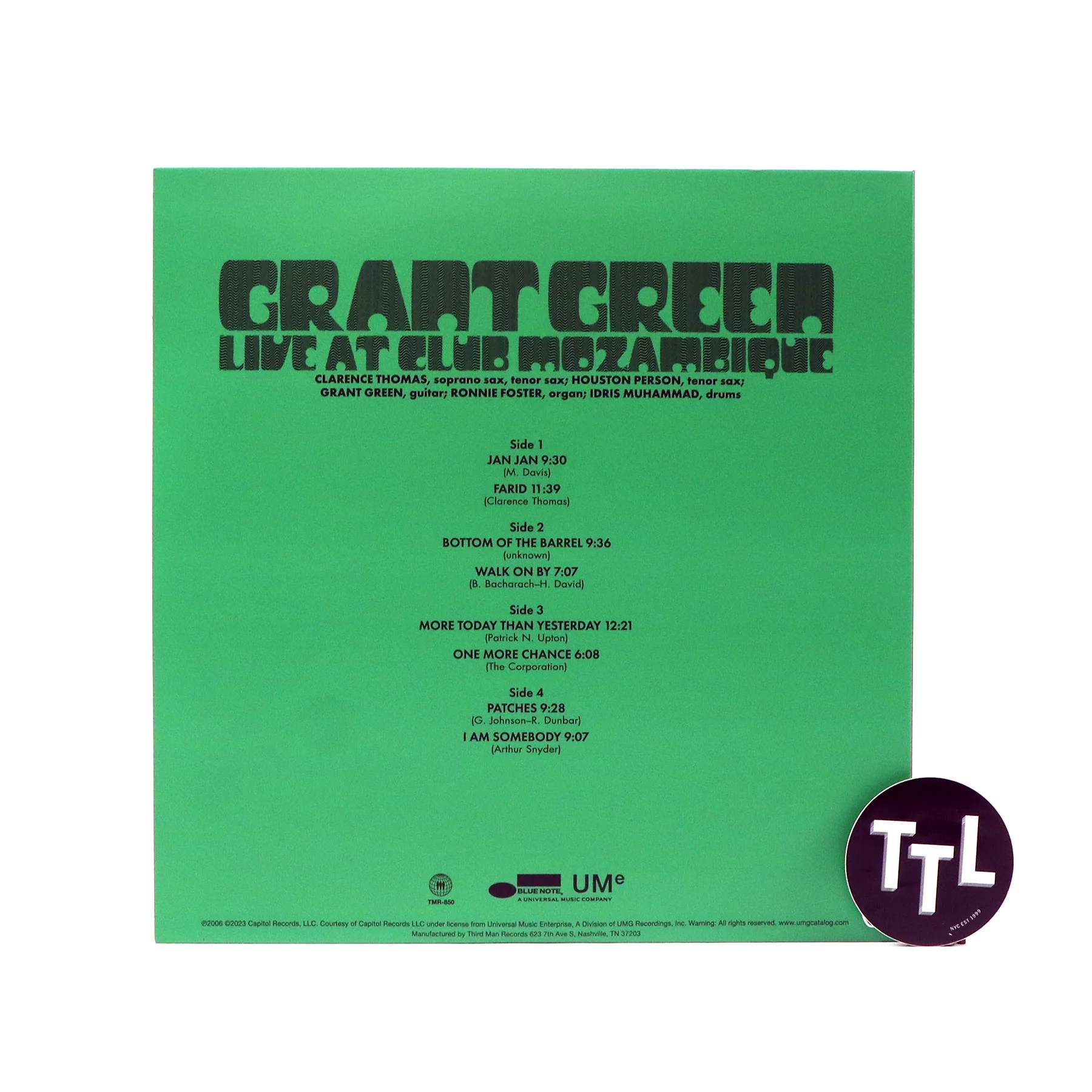 Grant Green: Live At Club Mozambique (180g, Indie Exclusive Colored Vinyl) Vinyl 2LP - Image 3