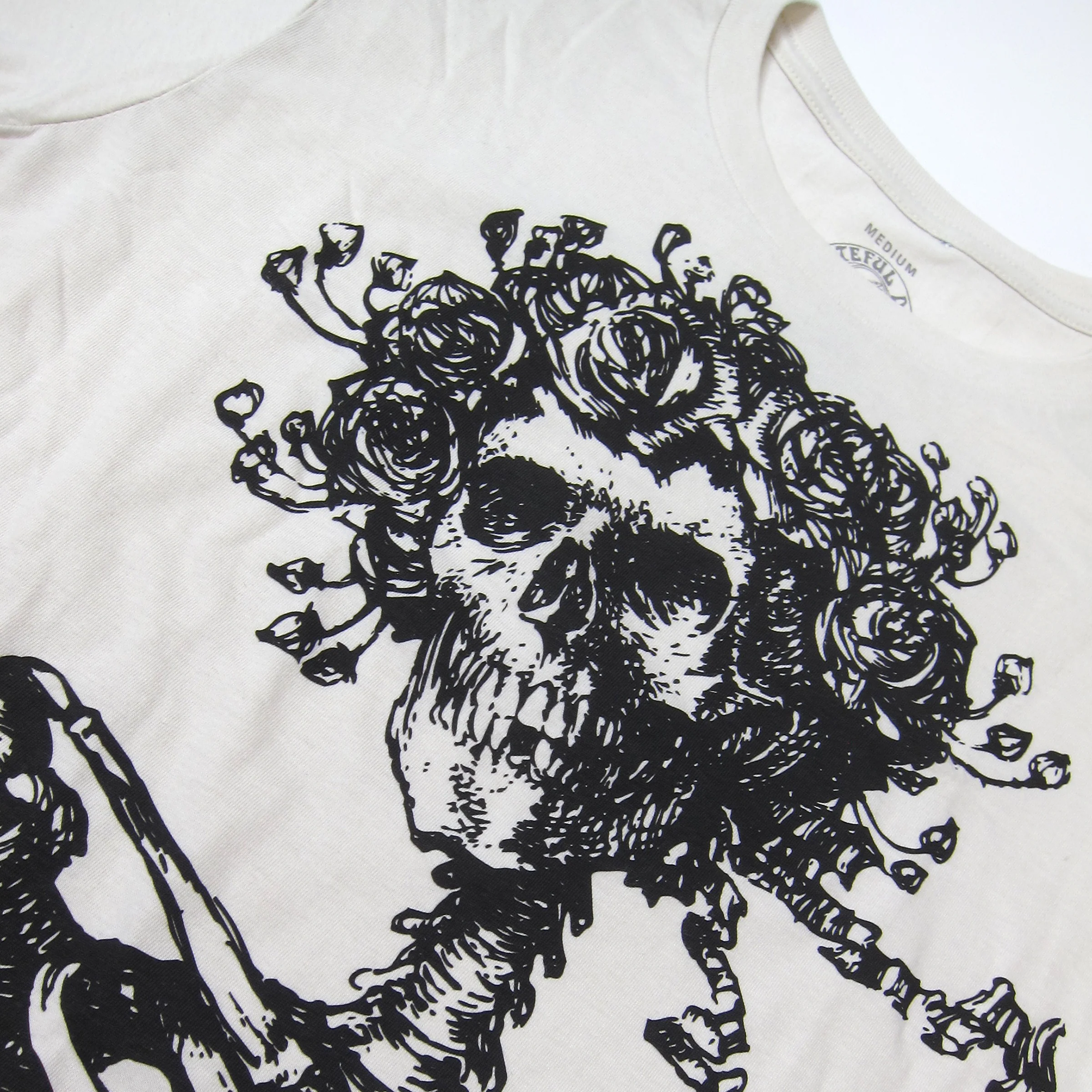 Grateful Dead: Big Bertha Subway Shirt - Vintage White (Medium Only) - Image 2