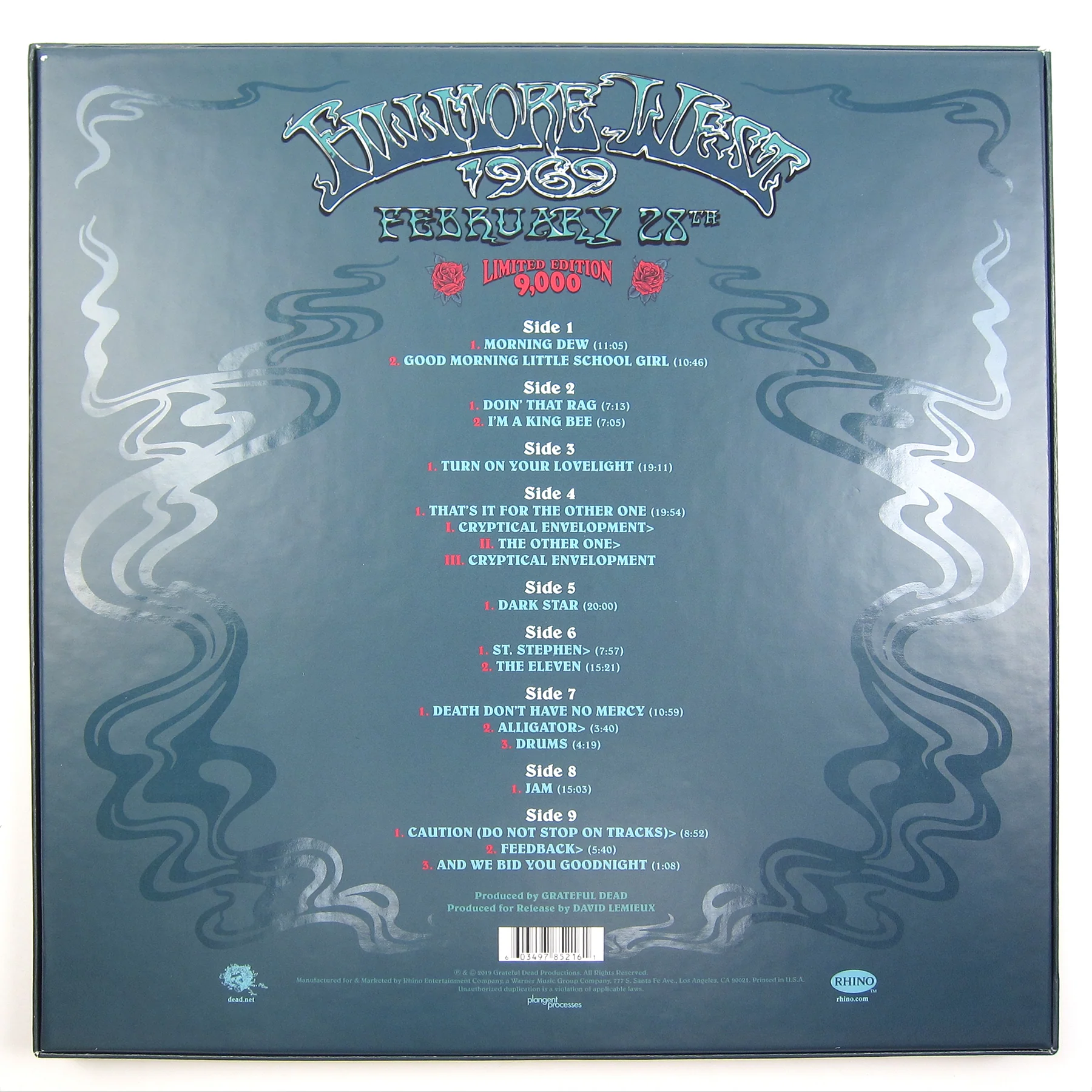 Grateful Dead: Fillmore West 1969 February 28th (180g) Vinyl 5LP Boxset - Image 4