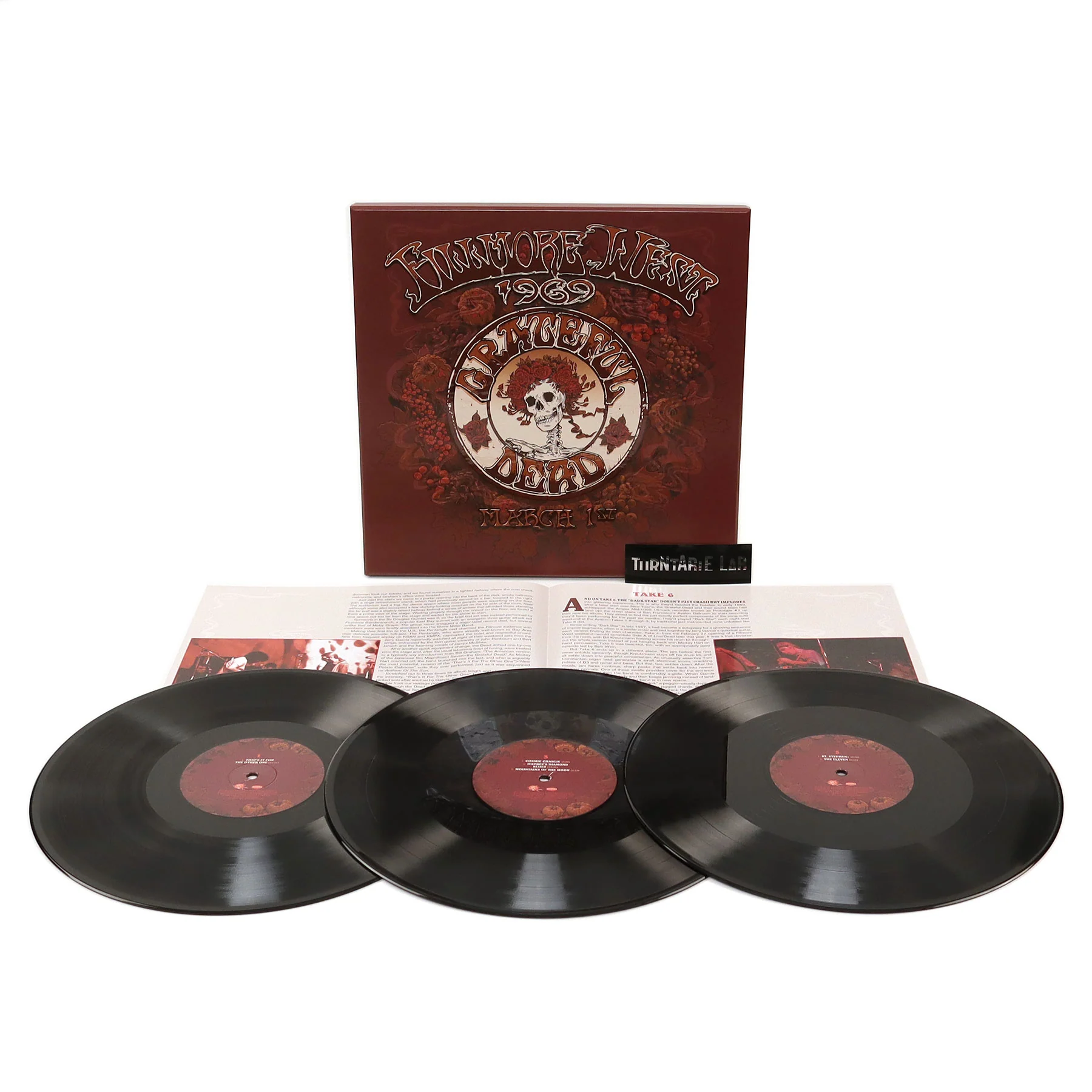 Grateful Dead: Fillmore West, San Francisco, CA 3/1/1969 (180g, Indie Exclusive) Vinyl 3LP Boxset - Image 2