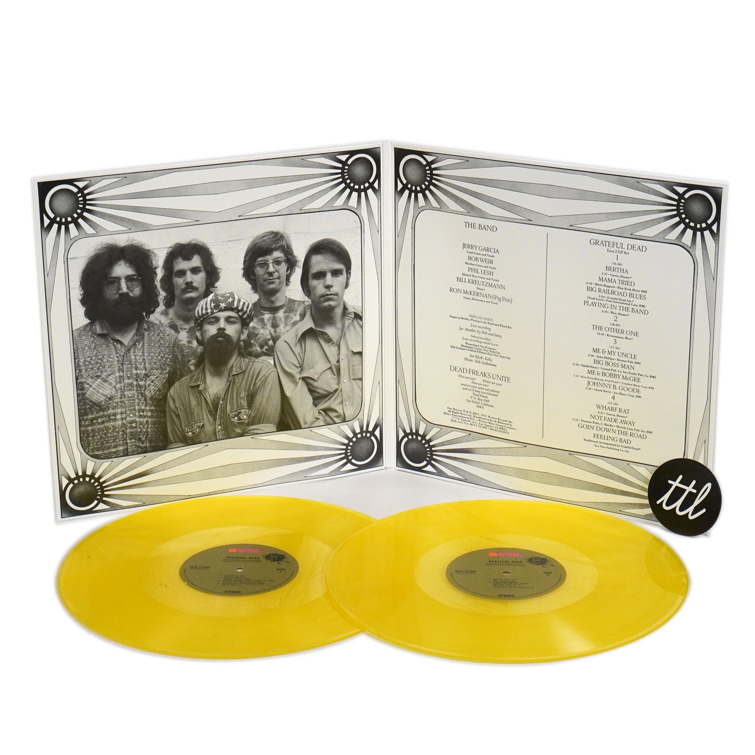 Grateful Dead: Skull & Roses Live (Colored Vinyl) Vinyl 2LP - Image 2