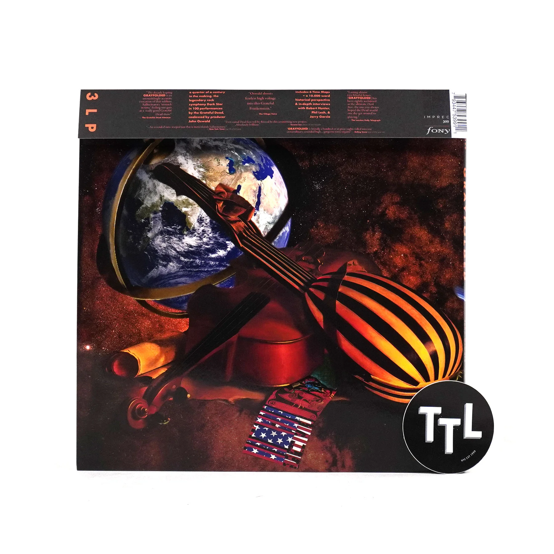 Grateful Dead & John Oswald: Grayfolded Vinyl 3LP - Image 3