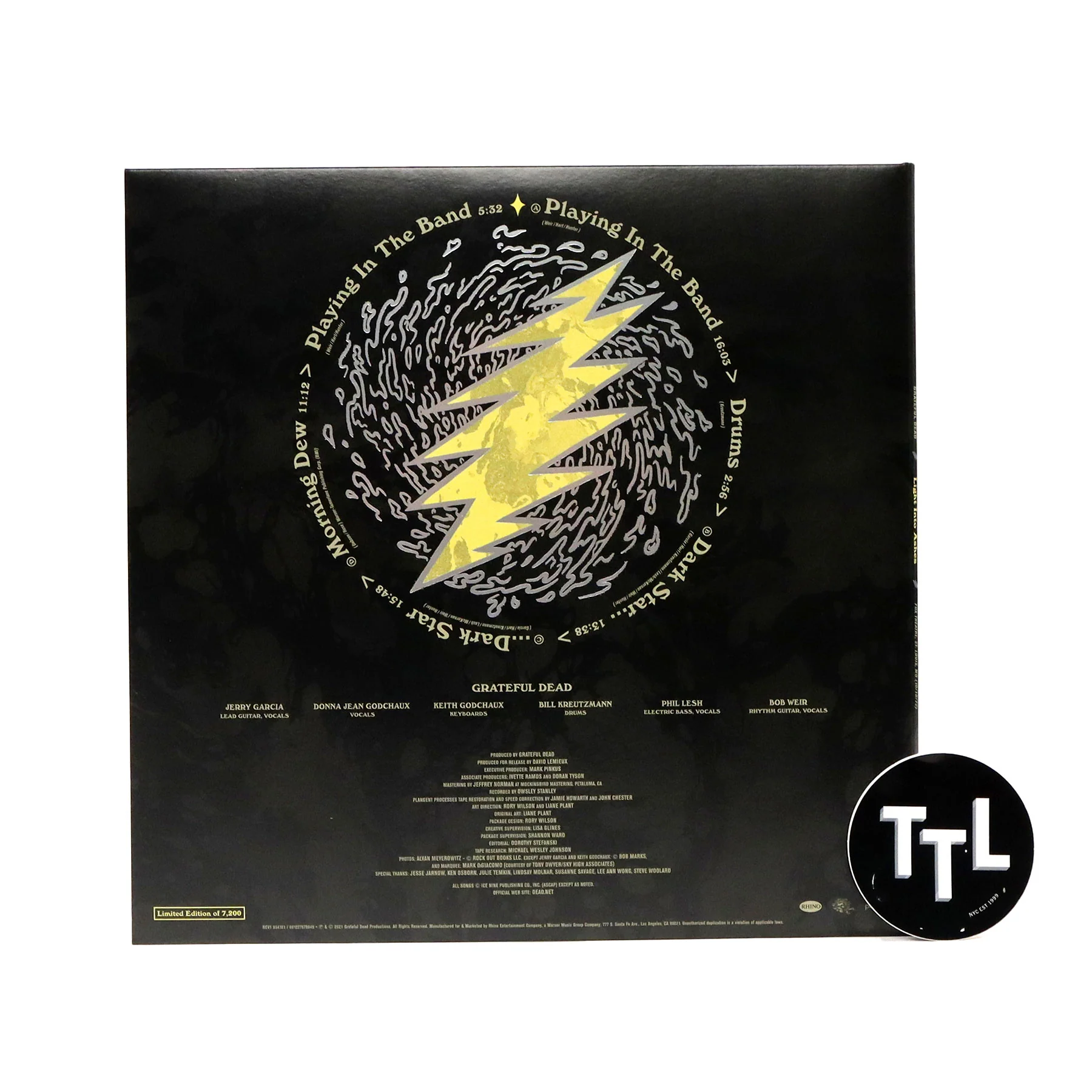 Grateful Dead: Light Into Ashes - Fox Theatre, St. Louis, MO 10-18-72 (180g, Colored Vinyl) Vinyl 2LP - Image 3