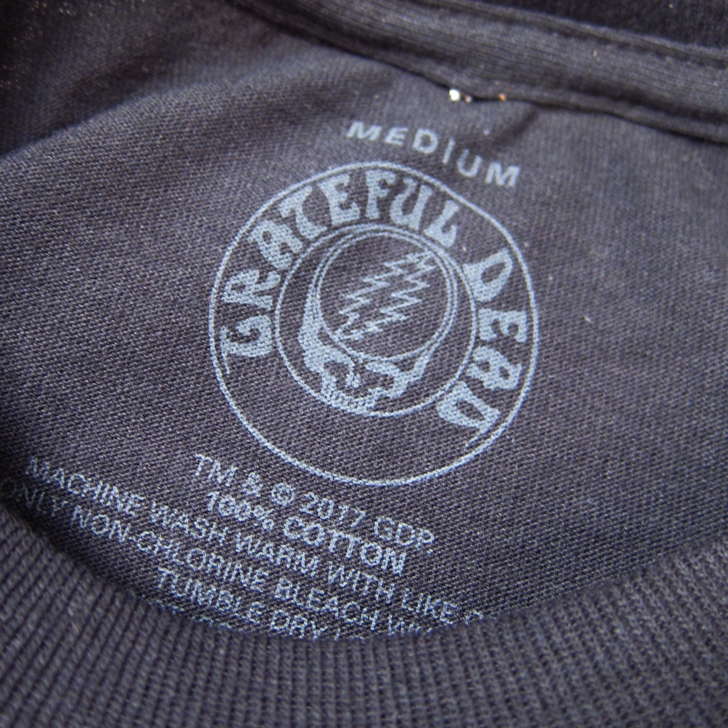 Grateful Dead: Steal Your Face Shirt - Black - Image 2