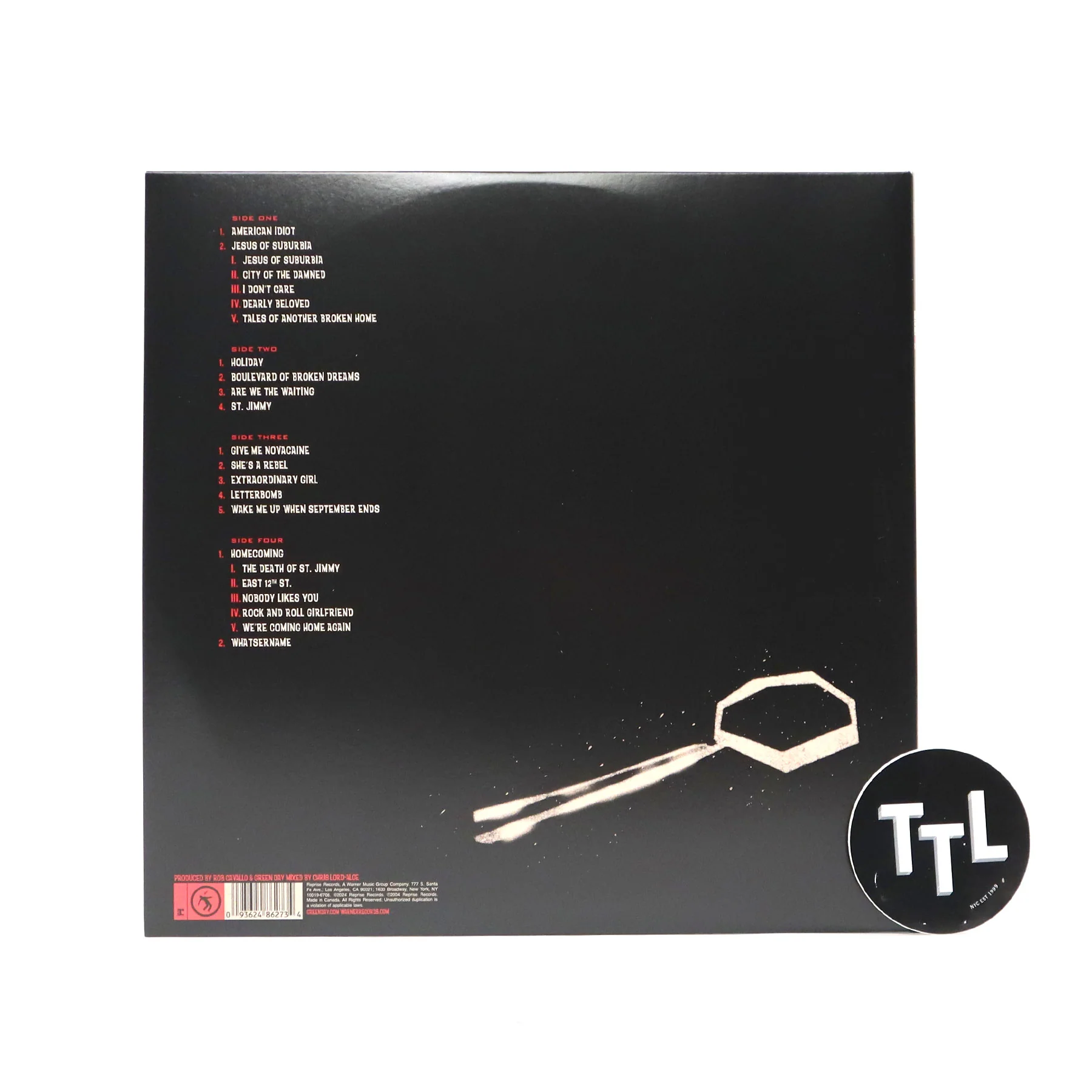 Green Day: American Idiot - 20th Anniversary Edition (Colored Vinyl) Vinyl 2LP - Image 3