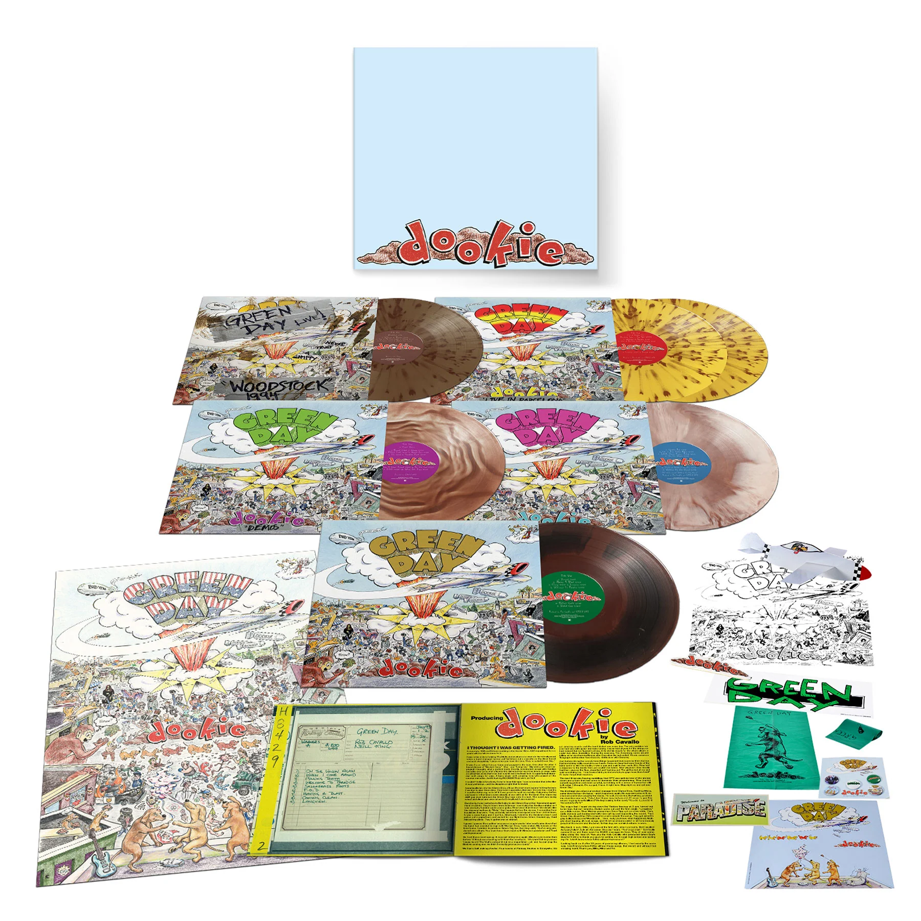 Green Day: Dookie - 30th Anniversary Deluxe Edition (Indie Exclusive Colored Vinyl) Vinyl 6LP Boxset - Image 2