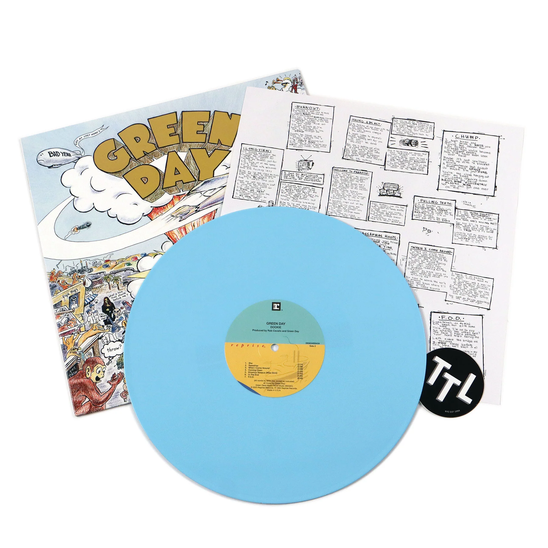 Green Day: Dookie (Baby Blue Colored Vinyl) Vinyl LP - Image 2