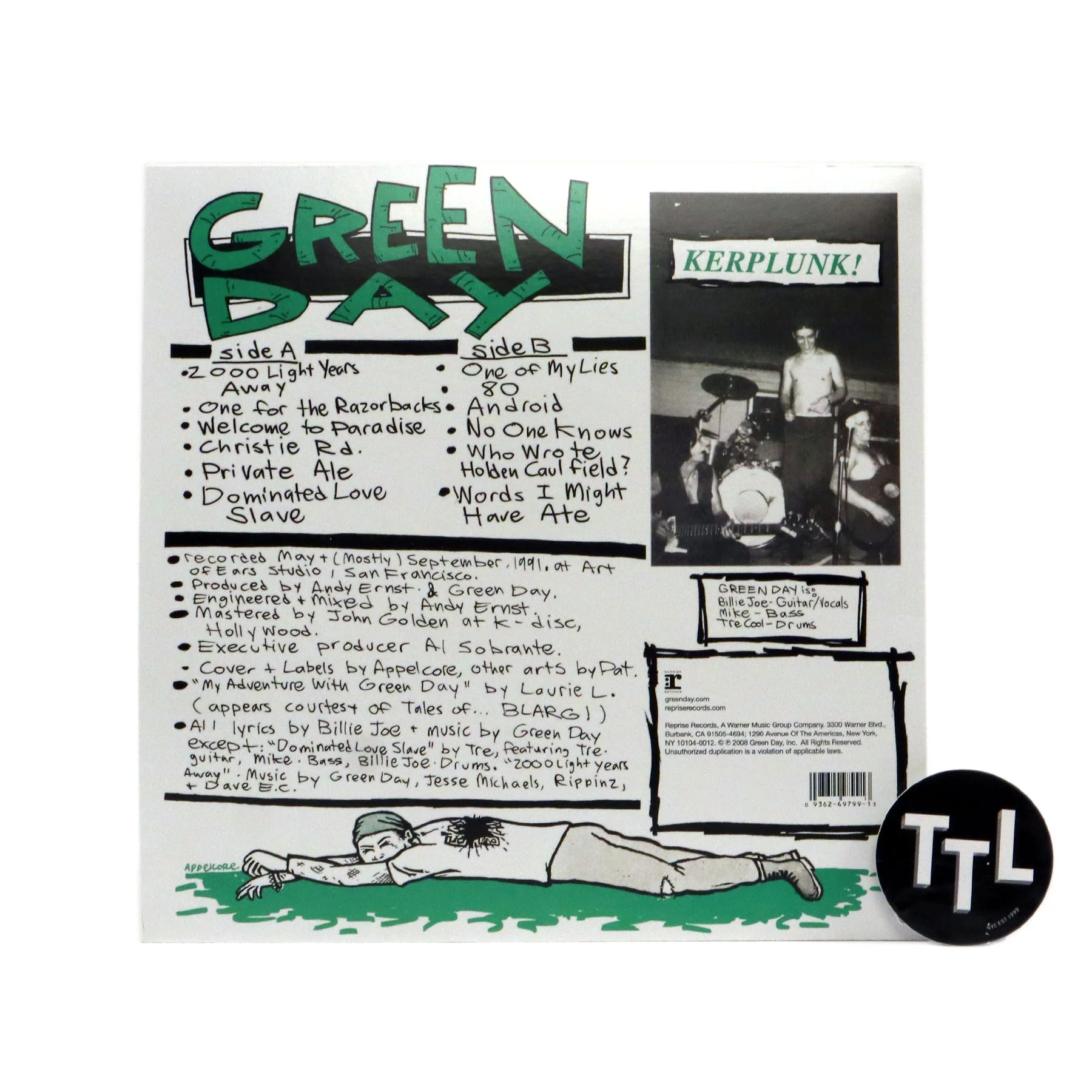 Green Day: Kerplunk! Vinyl LP+7" - Image 4