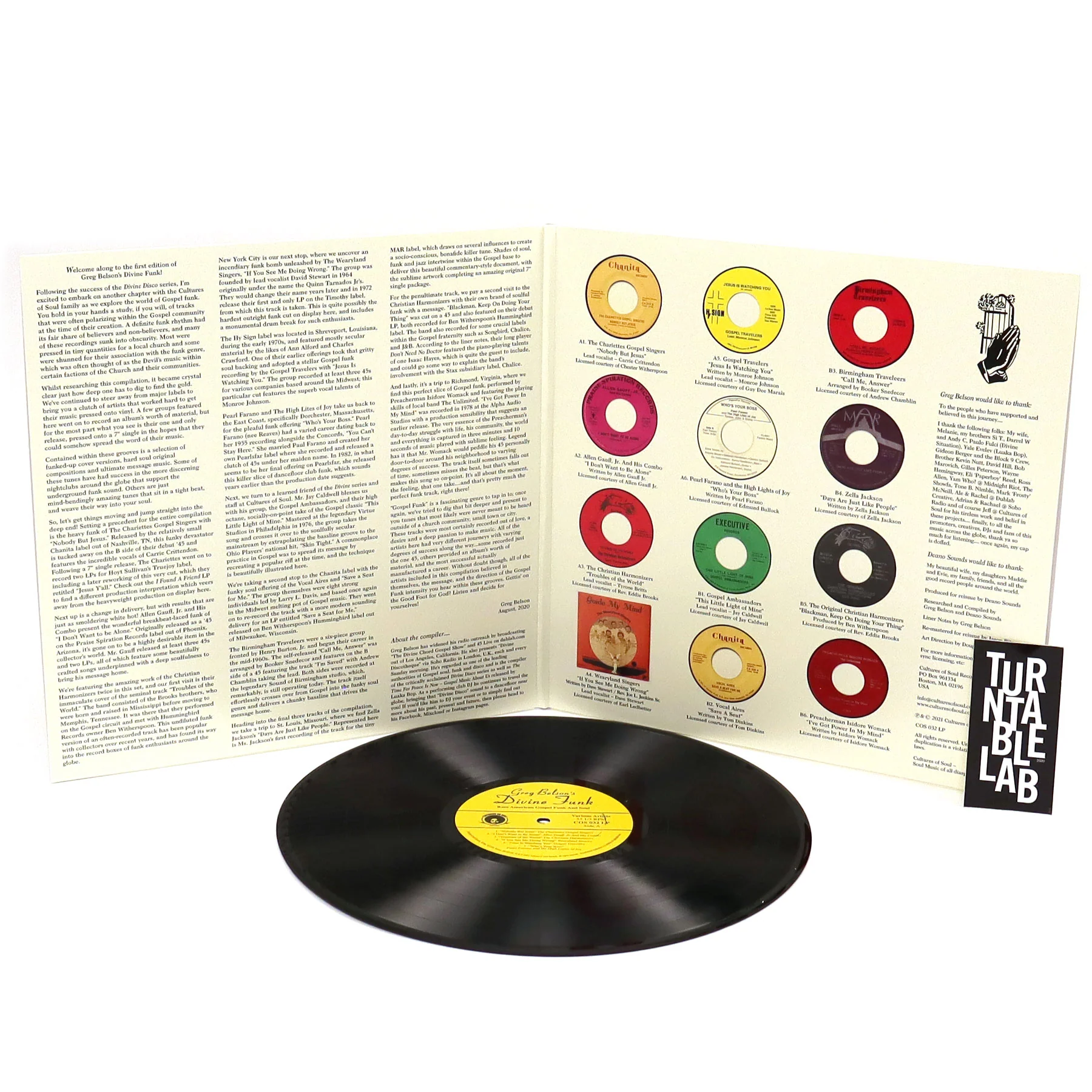 Greg Belson: Divine Funk - Rare American Gospel Soul & Funk Vinyl LP - Image 2