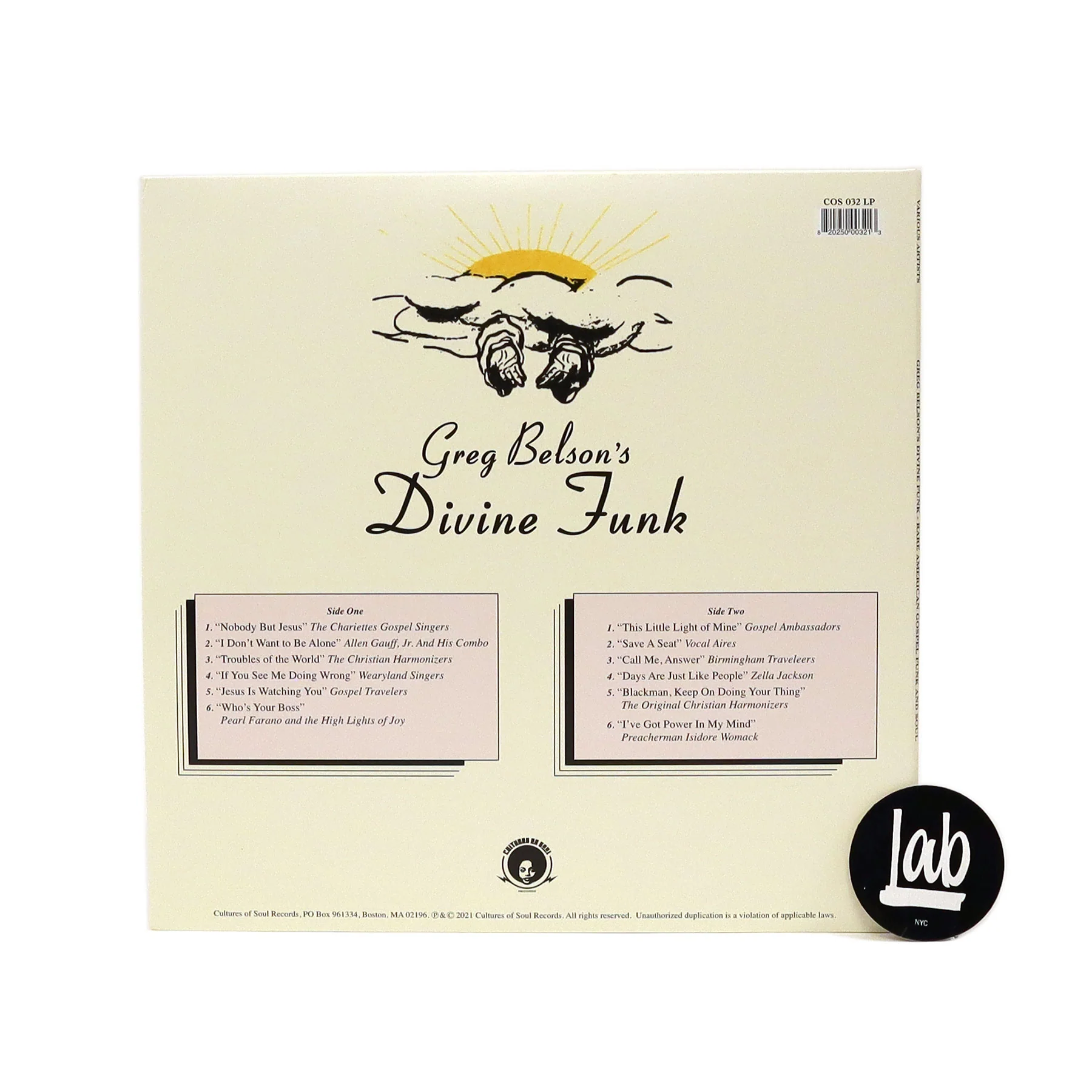 Greg Belson: Divine Funk - Rare American Gospel Soul & Funk Vinyl LP - Image 3