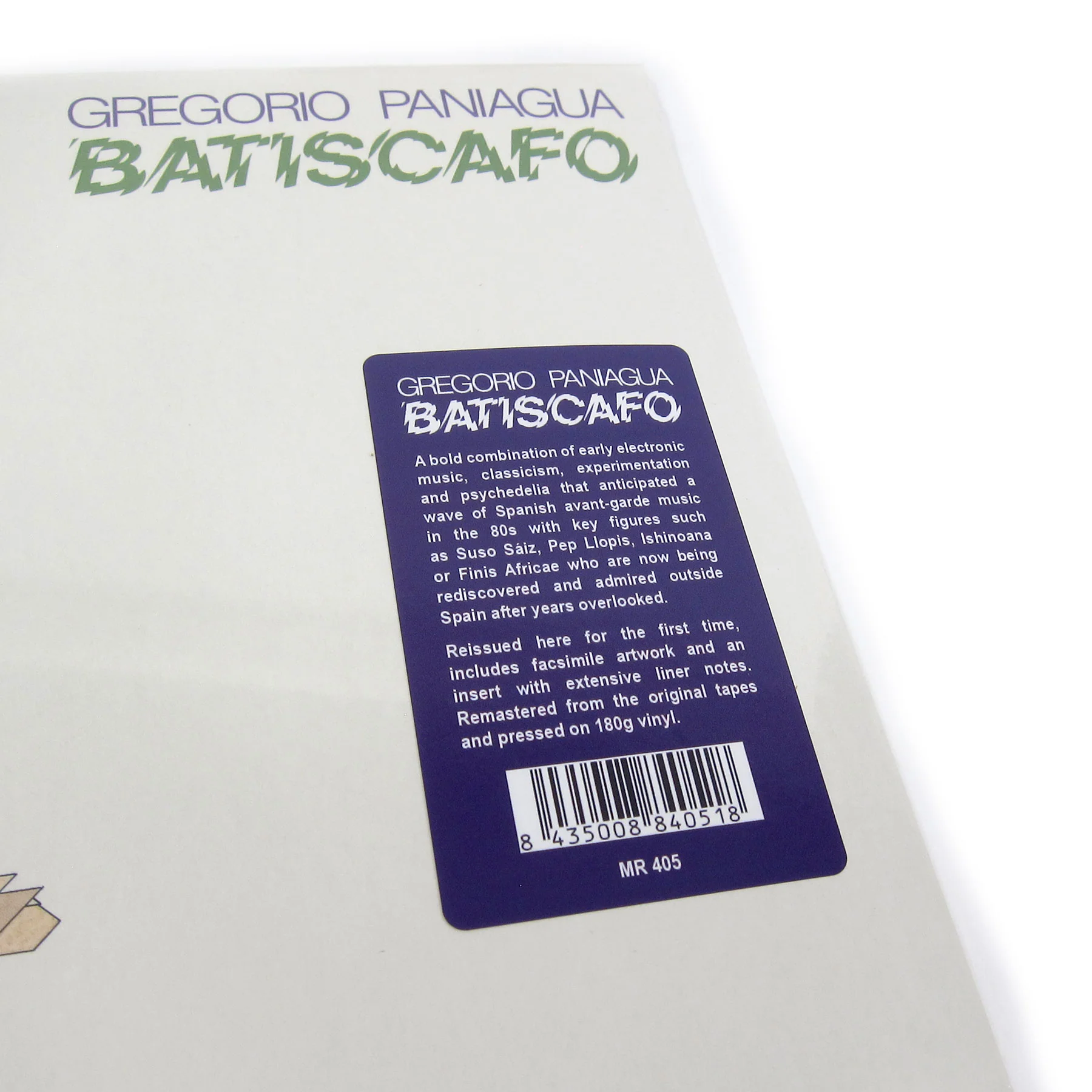 Gregorio Paniagua: Batiscafo (180g) Vinyl LP - Image 5