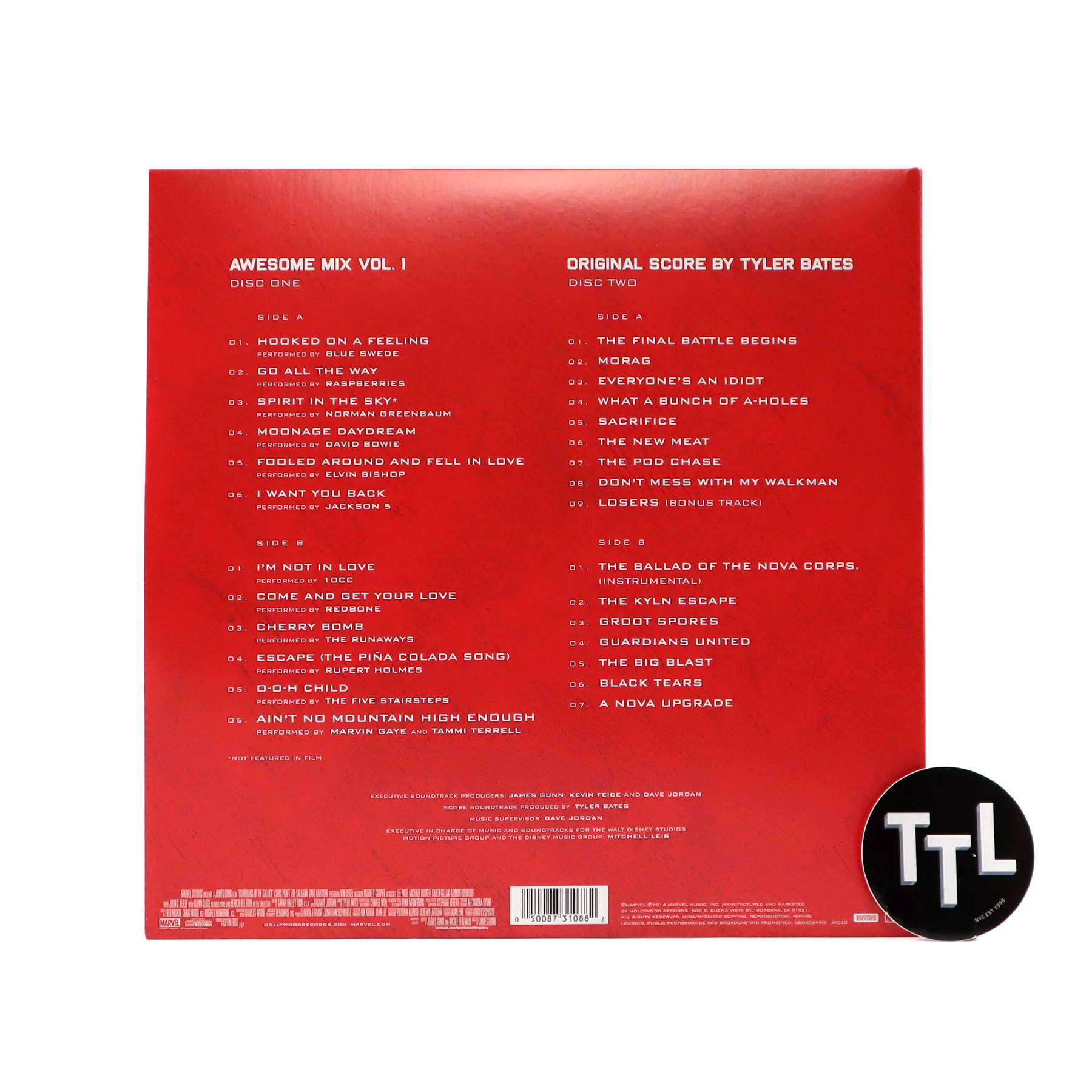 Guardians Of The Galaxy: Soundtrack - Songs From + Original Score Deluxe Vinyl Edition 2LP - Image 3