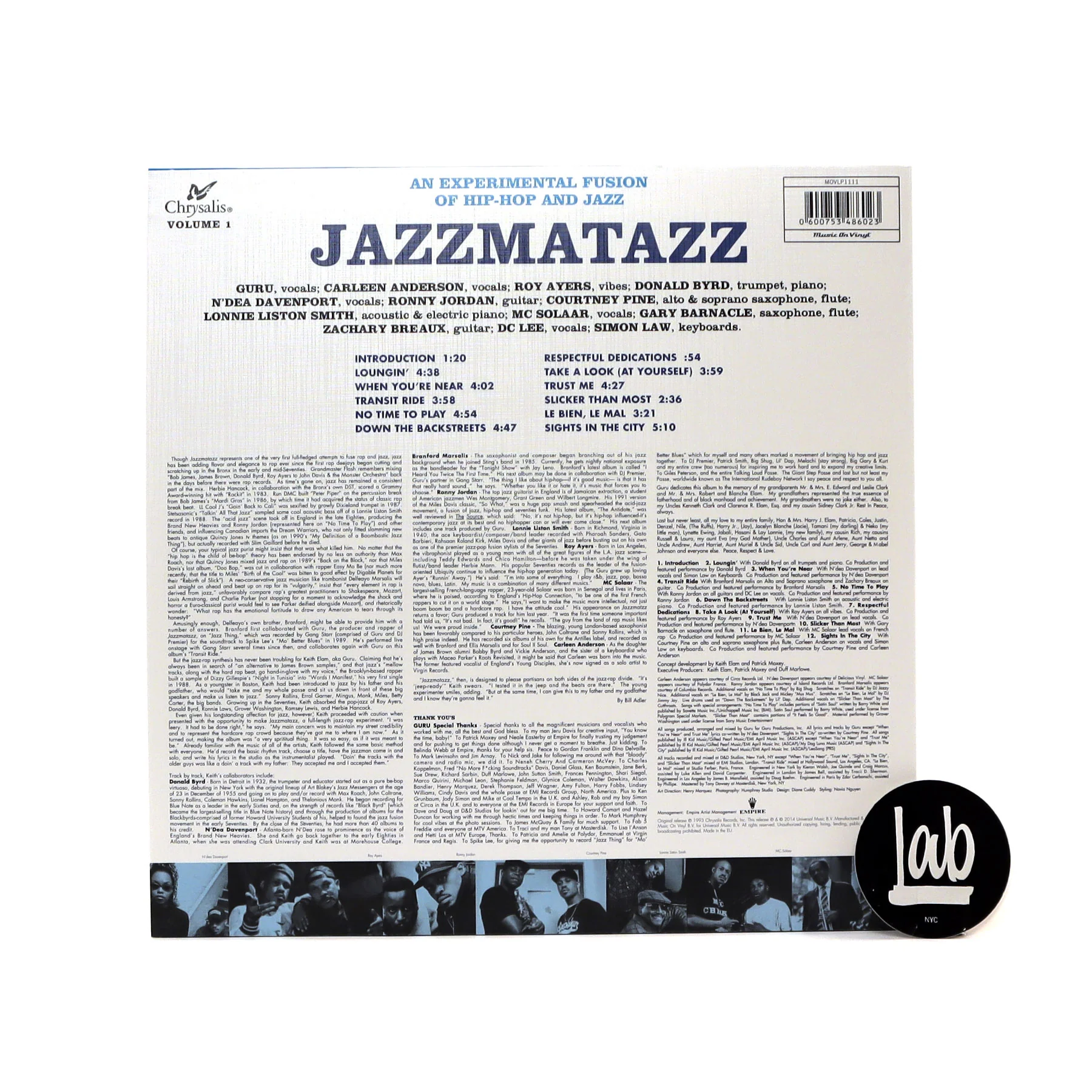 Guru: Jazzmatazz (Music On Vinyl 180g) Vinyl LP - Image 2