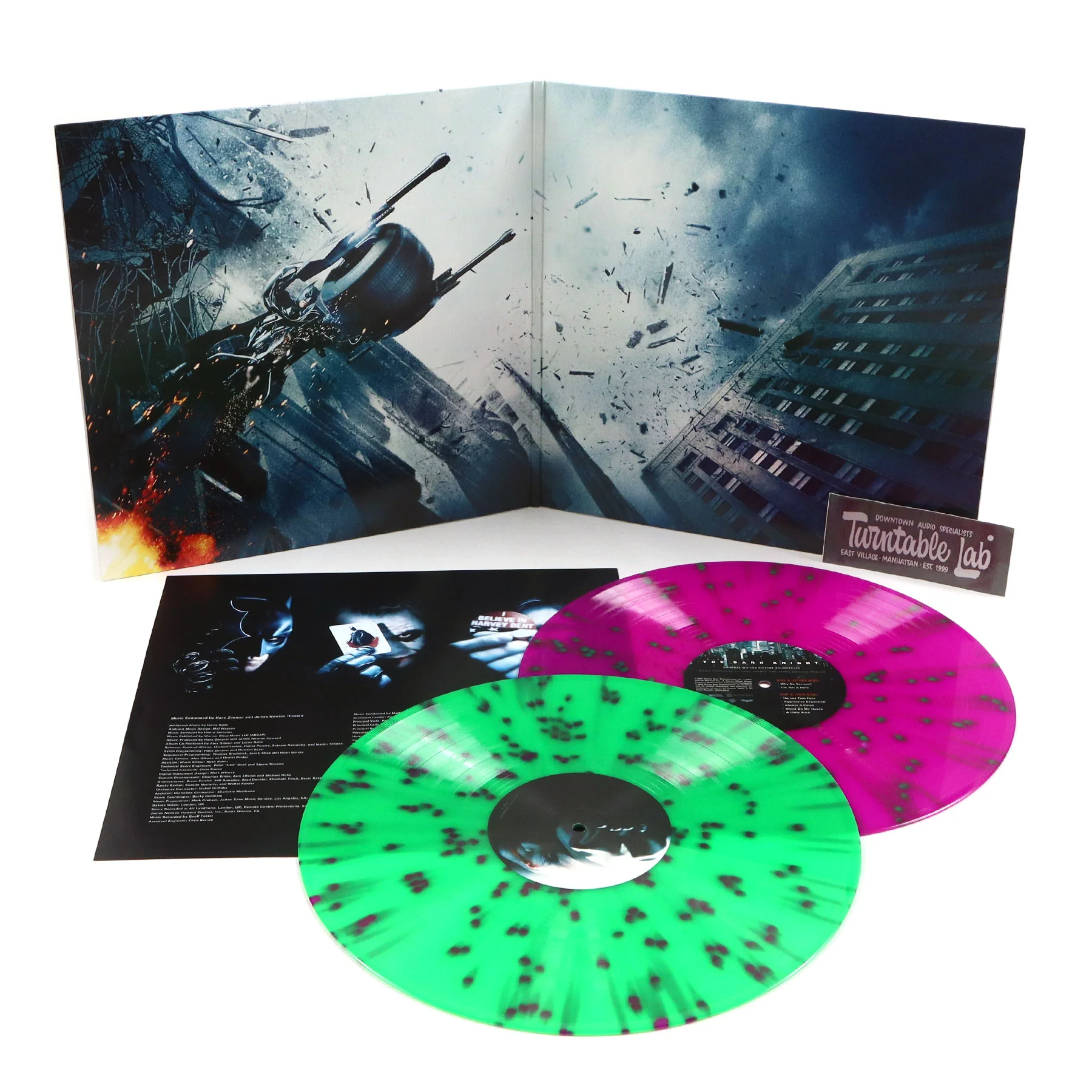 Hans Zimmer And James Newton Howard: The Dark Knight Soundtrack (Colored Vinyl) Vinyl 2LP - Image 2