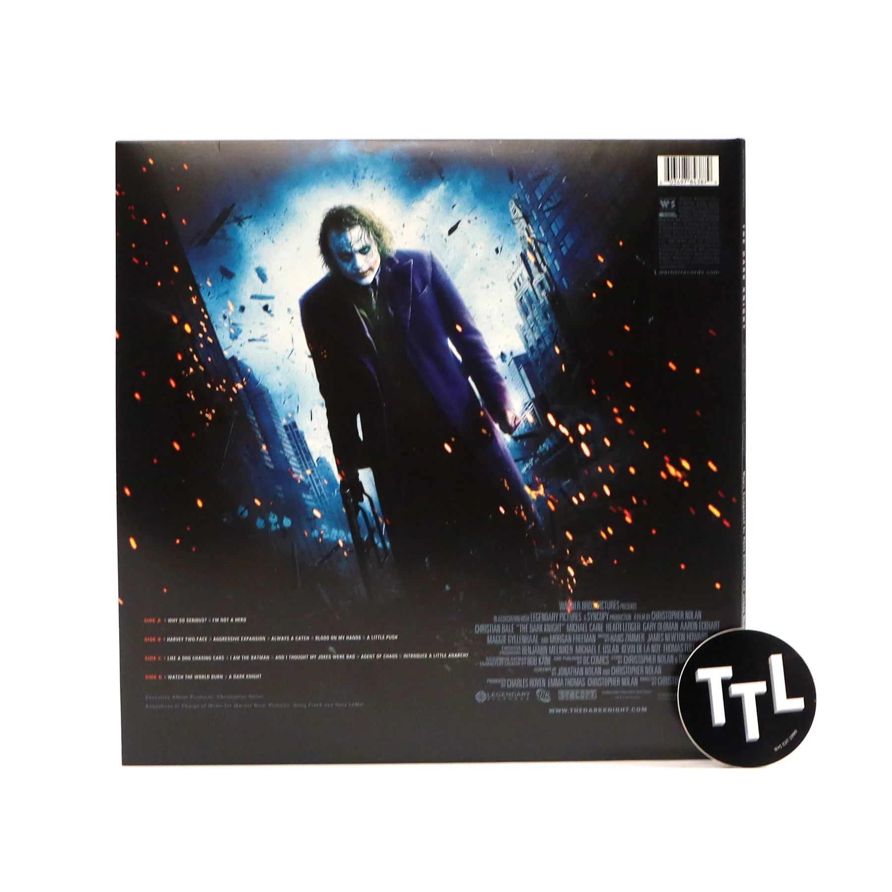 Hans Zimmer And James Newton Howard: The Dark Knight Soundtrack (Colored Vinyl) Vinyl 2LP - Image 3