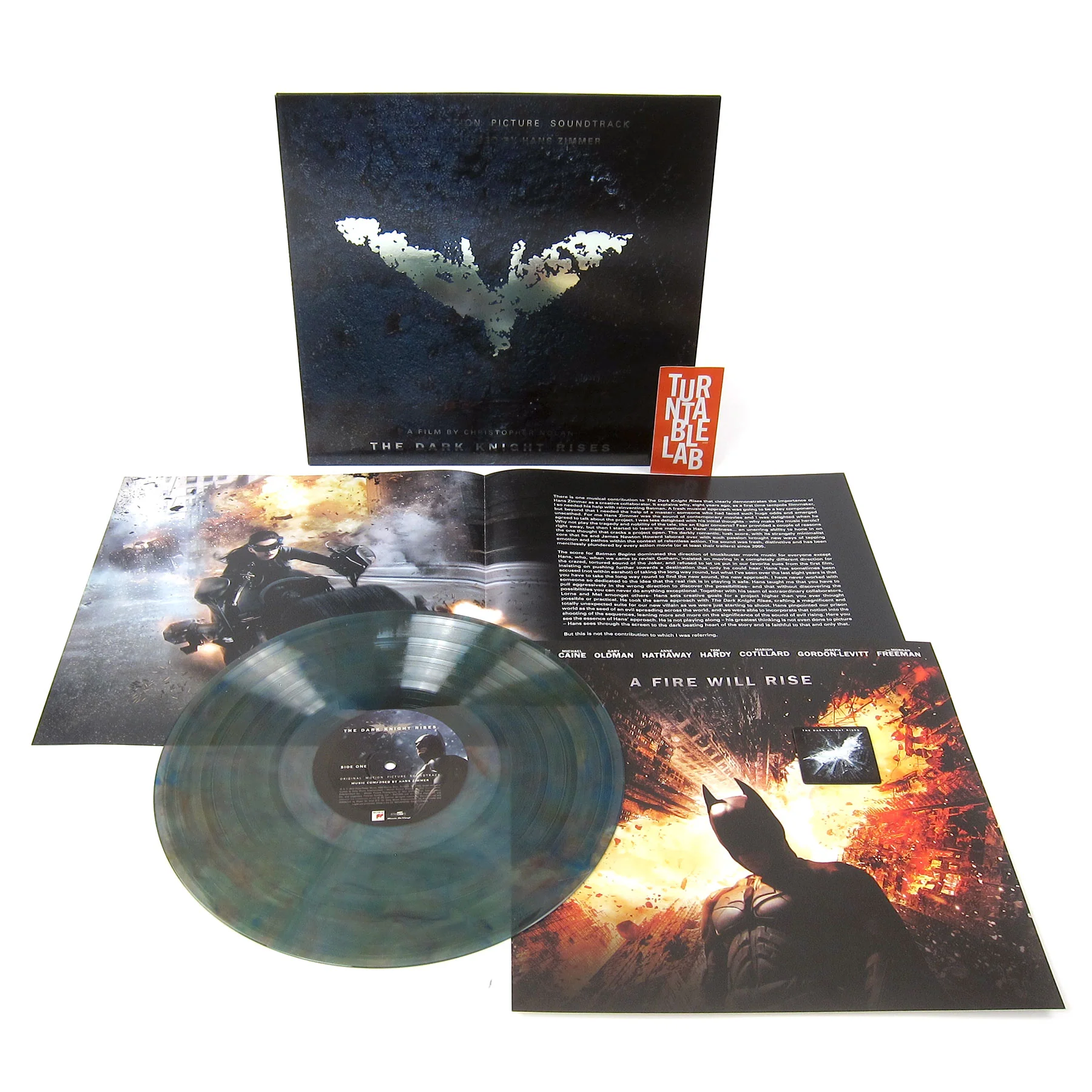 Hans Zimmer: The Dark Knight Rises Original Soundtrack (180g, Colored Vinyl) Vinyl LP - Image 2