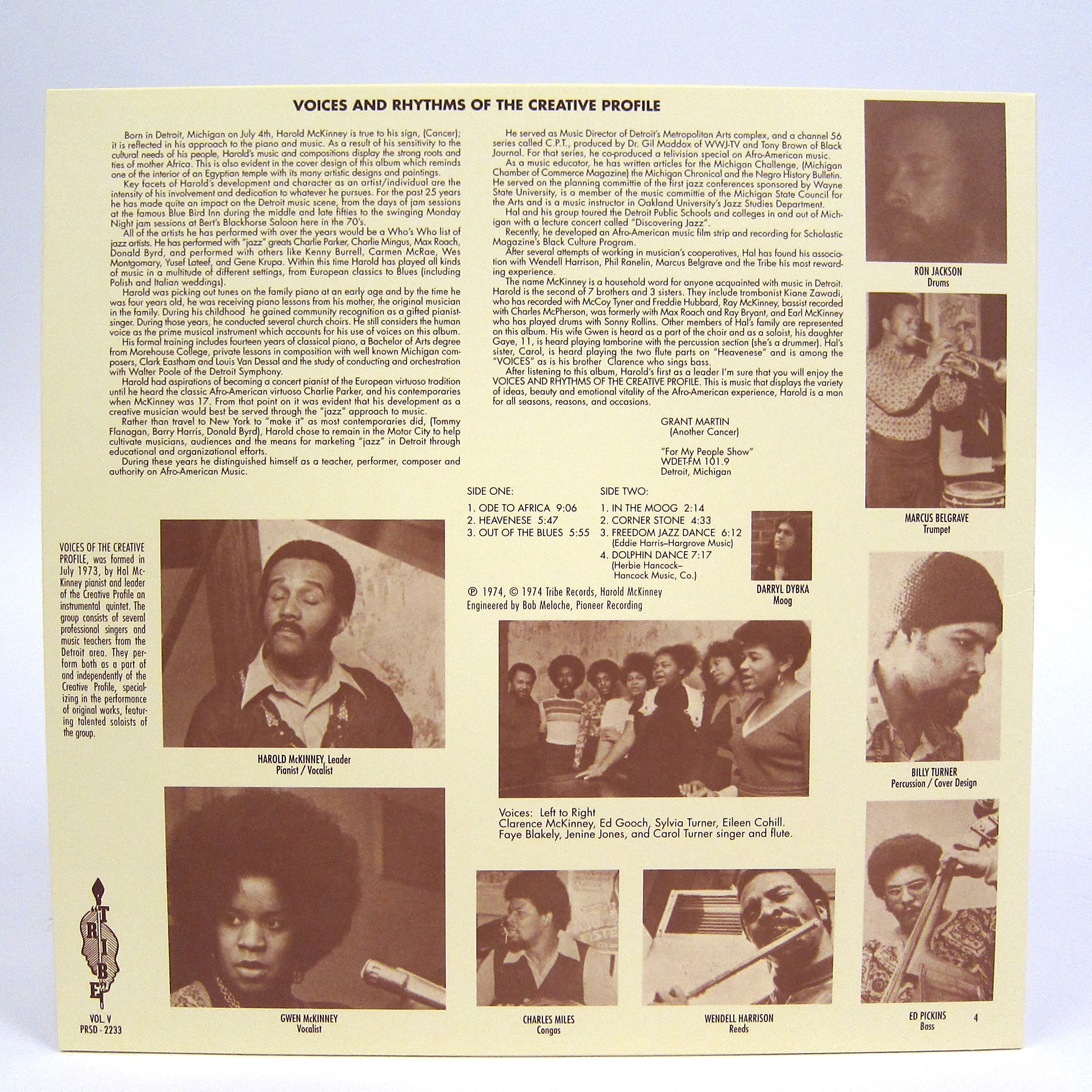 Harold McKinney: Voices And Rhythms Of The Creative Profile (180g) Vinyl LP - Image 3