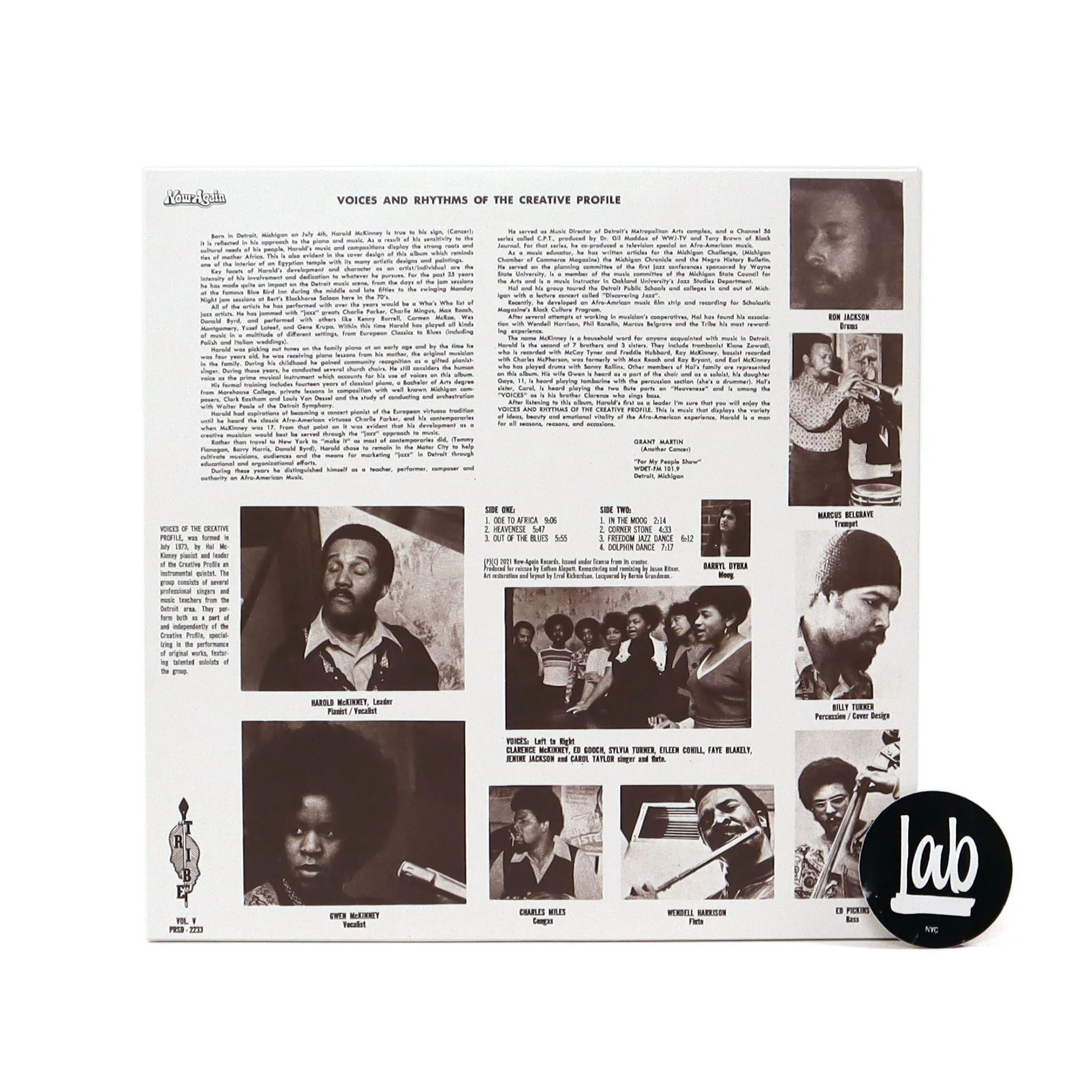 Harold McKinney: Voices & Rhythms Of The Creative Profile Vinyl LP - Image 3