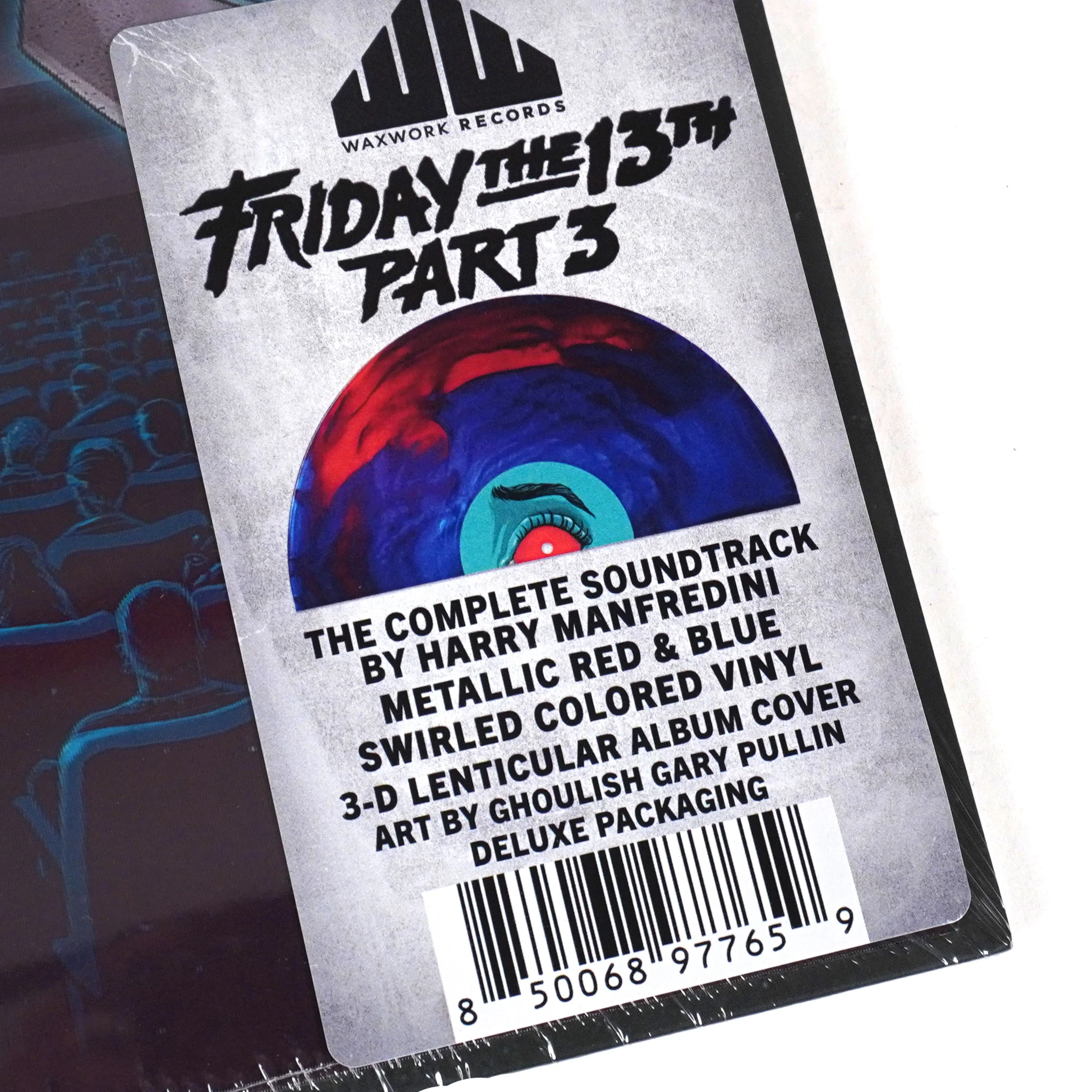 Harry Manfredini: Friday The 13th Part 3 (Lenticular Cover, Colored Vinyl) Vinyl 2LP - Image 5