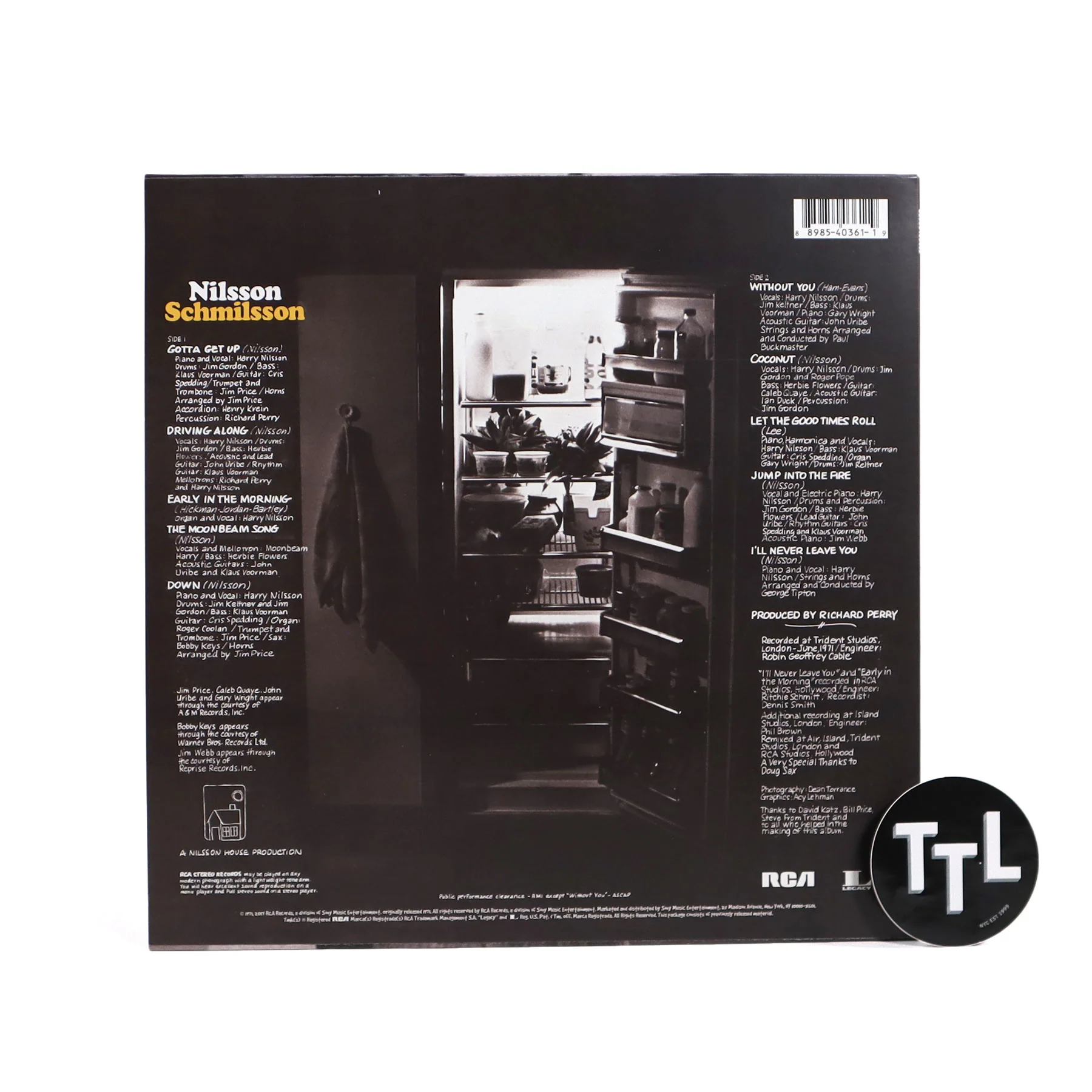 Harry Nilsson: Nilsson Schmilsson Vinyl LP - Image 2