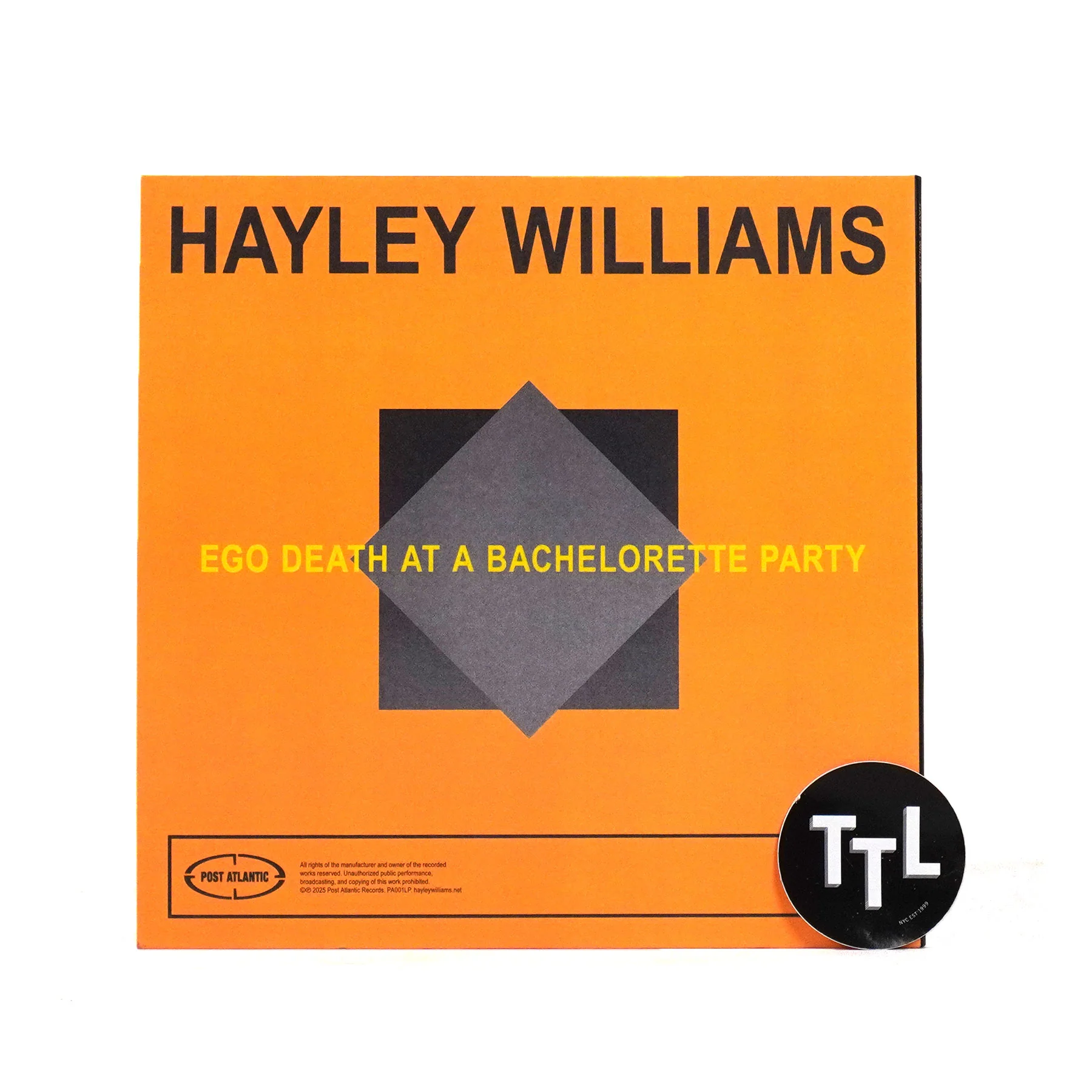 Hayley Williams: Ego Death At A Bachelorette Party (Colored Vinyl) Vinyl 2LP - Image 3