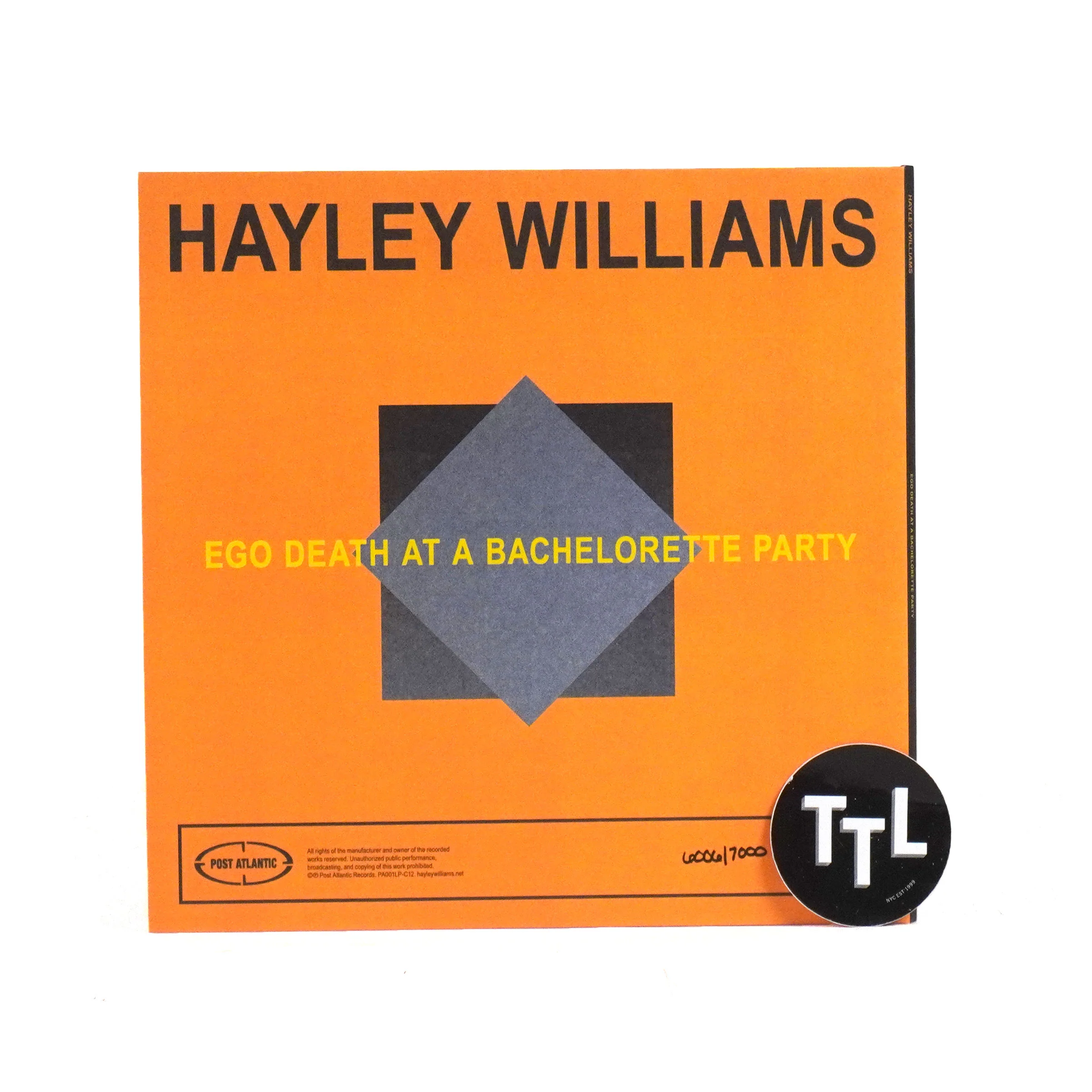 Hayley Williams: Ego Death At A Bachelorette Party (Dinked Edition Colored Vinyl) Vinyl 2LP - LIMIT 2 PER CUSTOMER - PRE-ORDER - Image 4