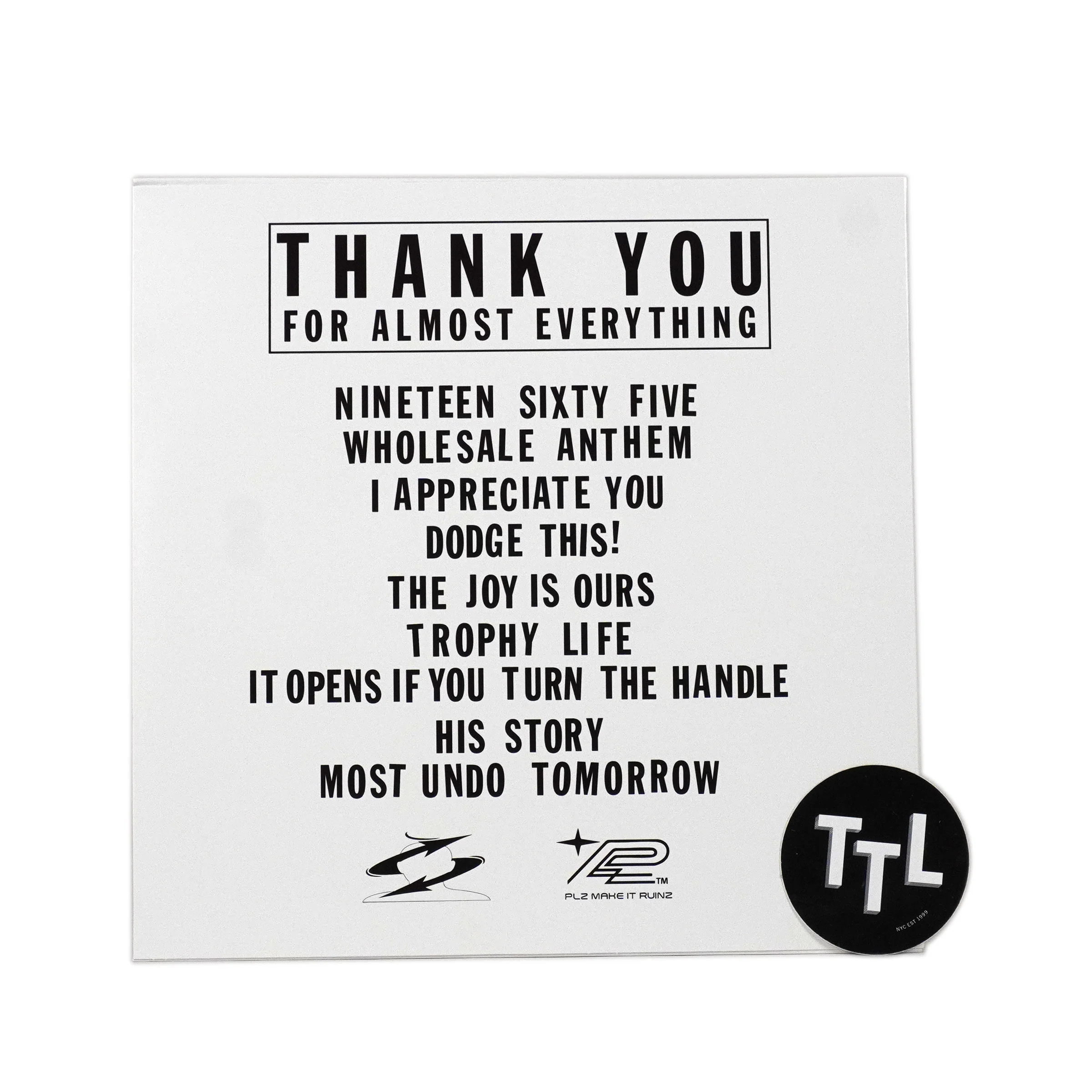Headache: Thank You For Almost Everything (Vegyn) Vinyl 2LP - Image 3