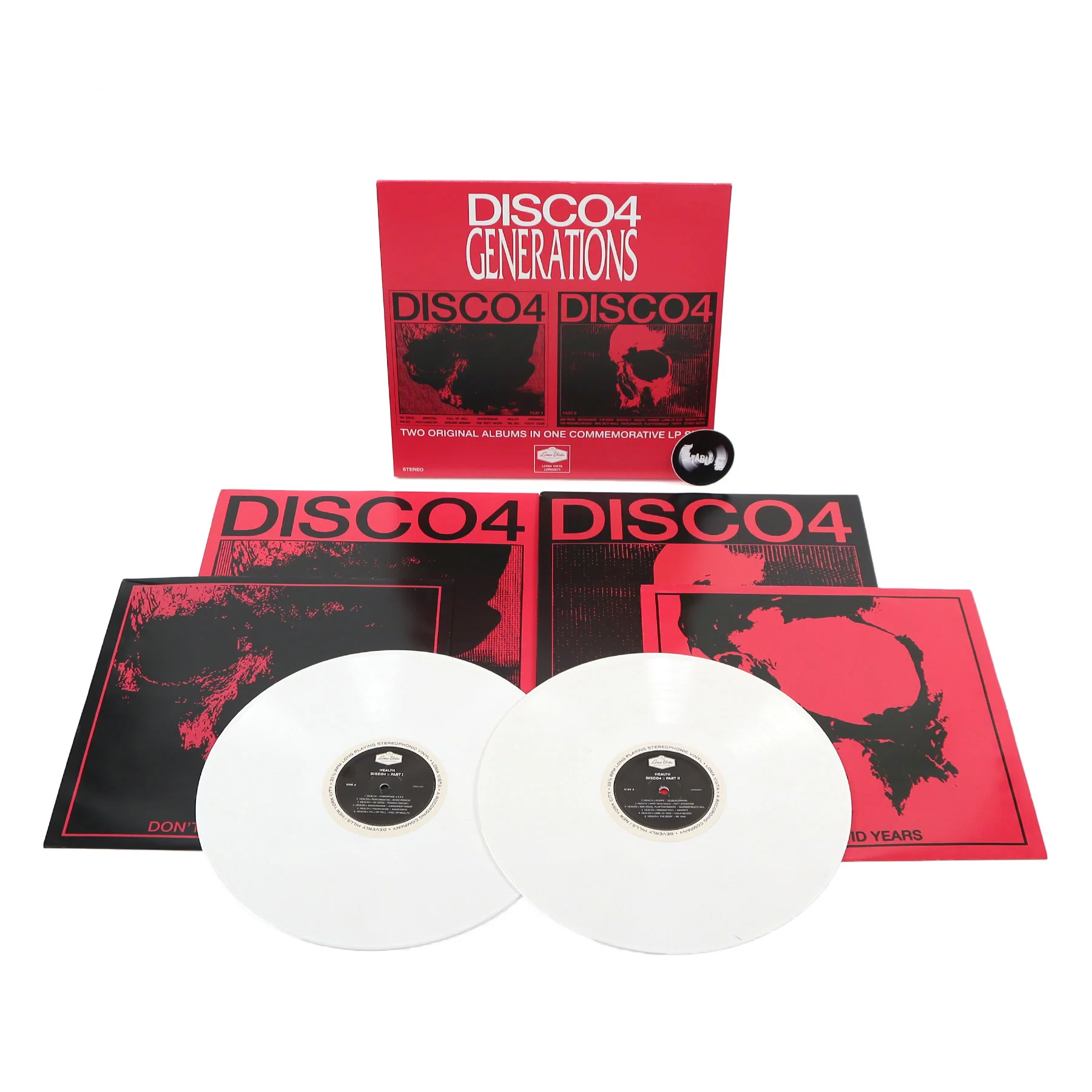 HEALTH: Disco4 Generations - Part I & II (Indie Exclusive Colored Vinyl) Vinyl 2LP - Image 2